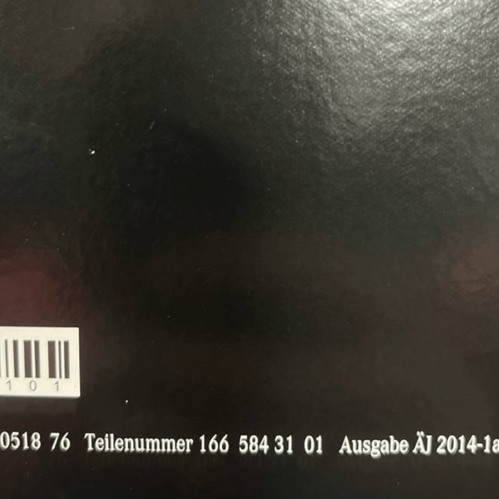 Digital Use and Maintenance Manual Mercedes - Benz Class M W166 (2011 to 2015) code: 1665843101 - F&P CRASH SRLS - Used Parts