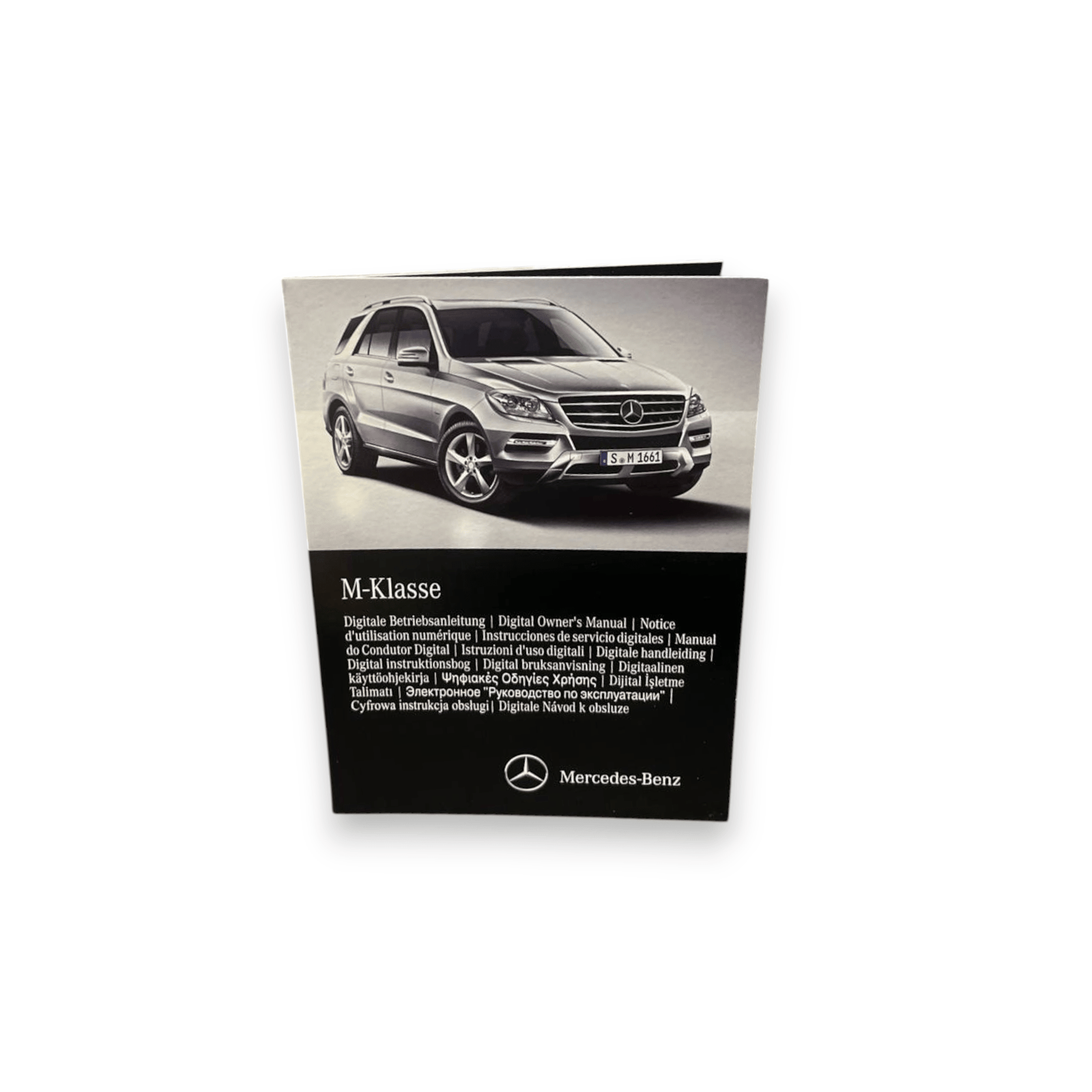 Digital Use and Maintenance Manual Mercedes - Benz Class M W166 (2011 to 2015) code: 1665843101 - F&P CRASH SRLS - Used Parts