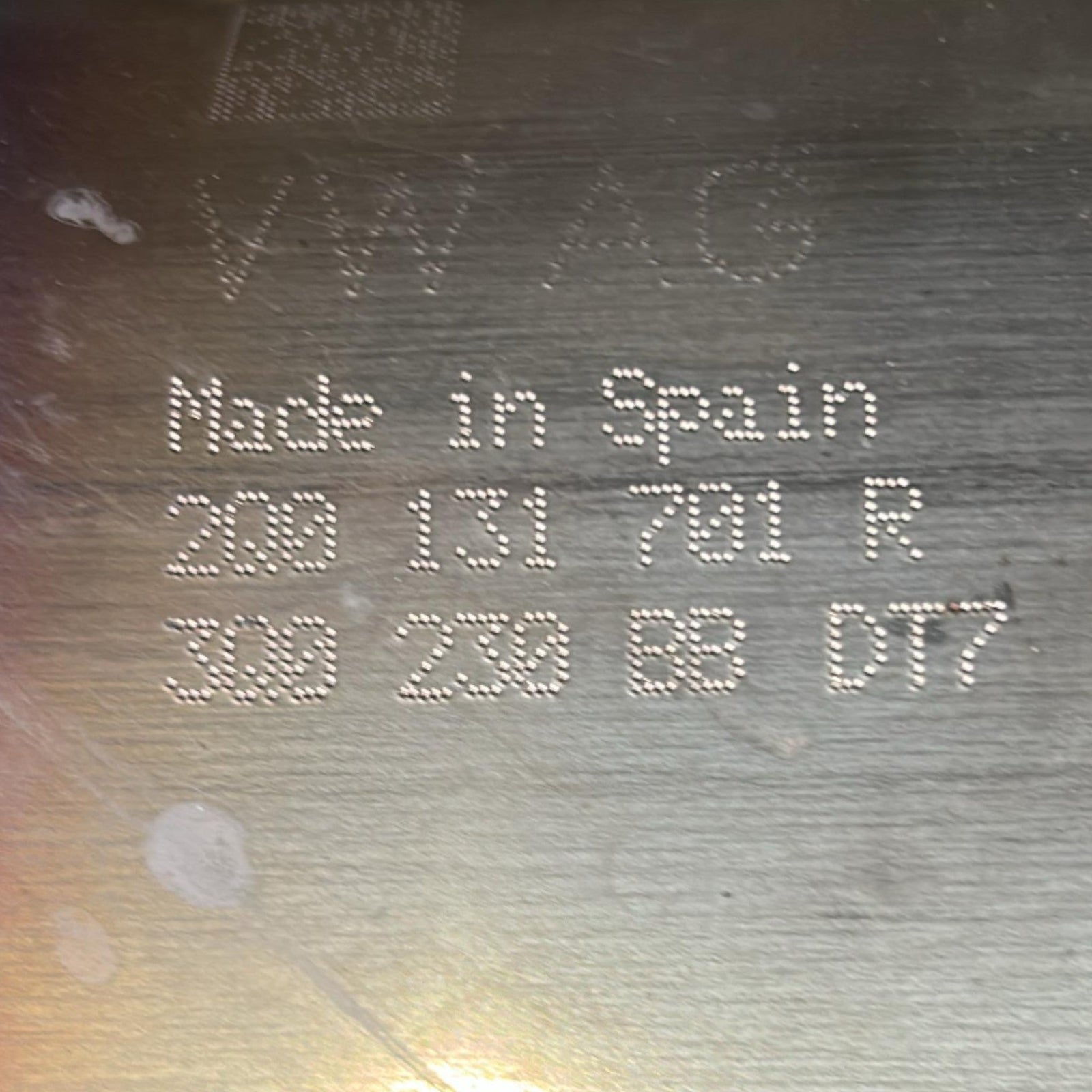 Marmitta / Terminale Di Scarico Volkswagen Polo (AW1) cod.2Q0253611 1.6 Diesel (2017 > ) cod.2Q0131701R Linea Di Scarico - F&P CRASH SRLS - Ricambi Usati