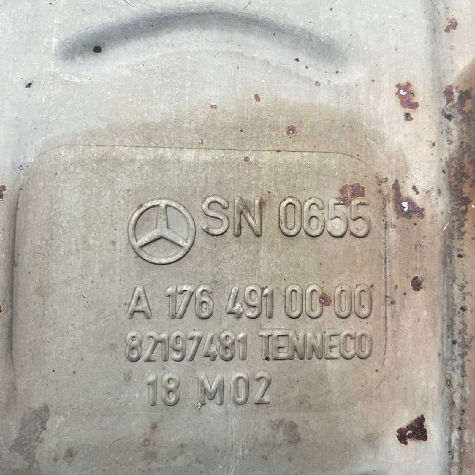 Exhaust/Terminal/Exhaust Line Mercedes - Benz Class A W176 1.6 petrol code A1764910000 (2012 - 2018) - F&P CRASH SRLS - Used Parts