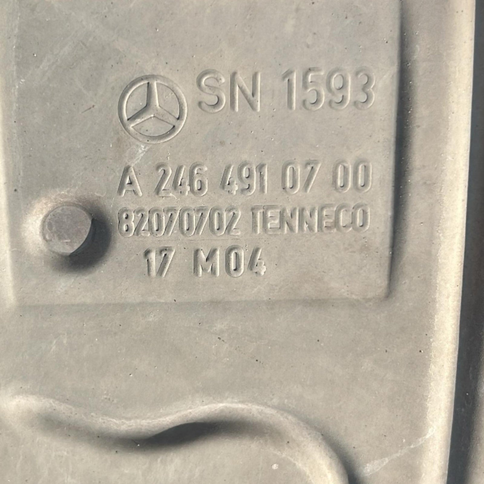 Mufflers / Exhaust Terminals Mercedes Benz GLA (X156) code A2464910700 2.2 Diesel (2013 > 2019) Exhaust Line - F&P CRASH SRLS - Used Parts