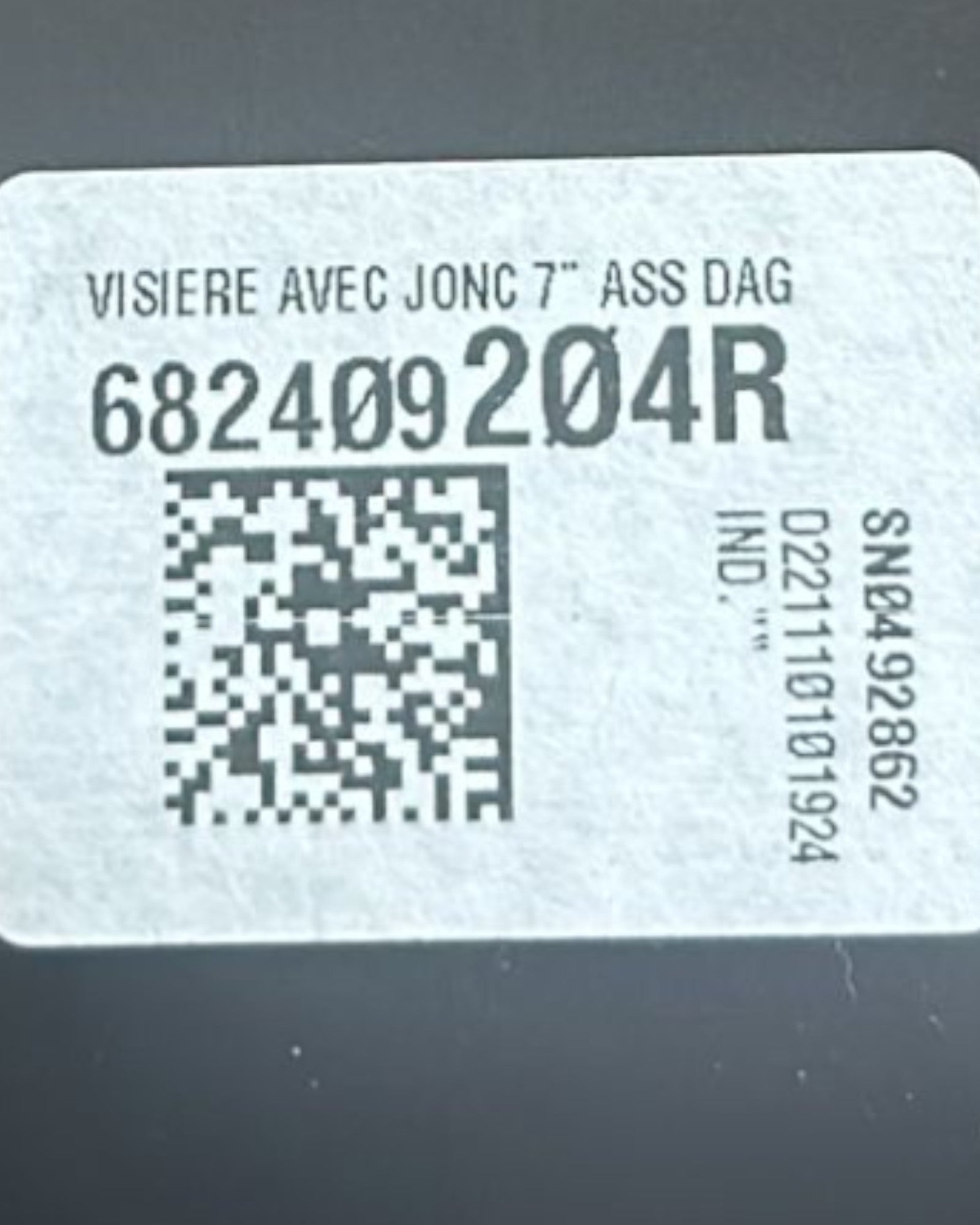 Odometer / Speedometer Mask Renault Captur II cod.682409204R (2019 > ) - F&P CRASH SRLS - Used Parts