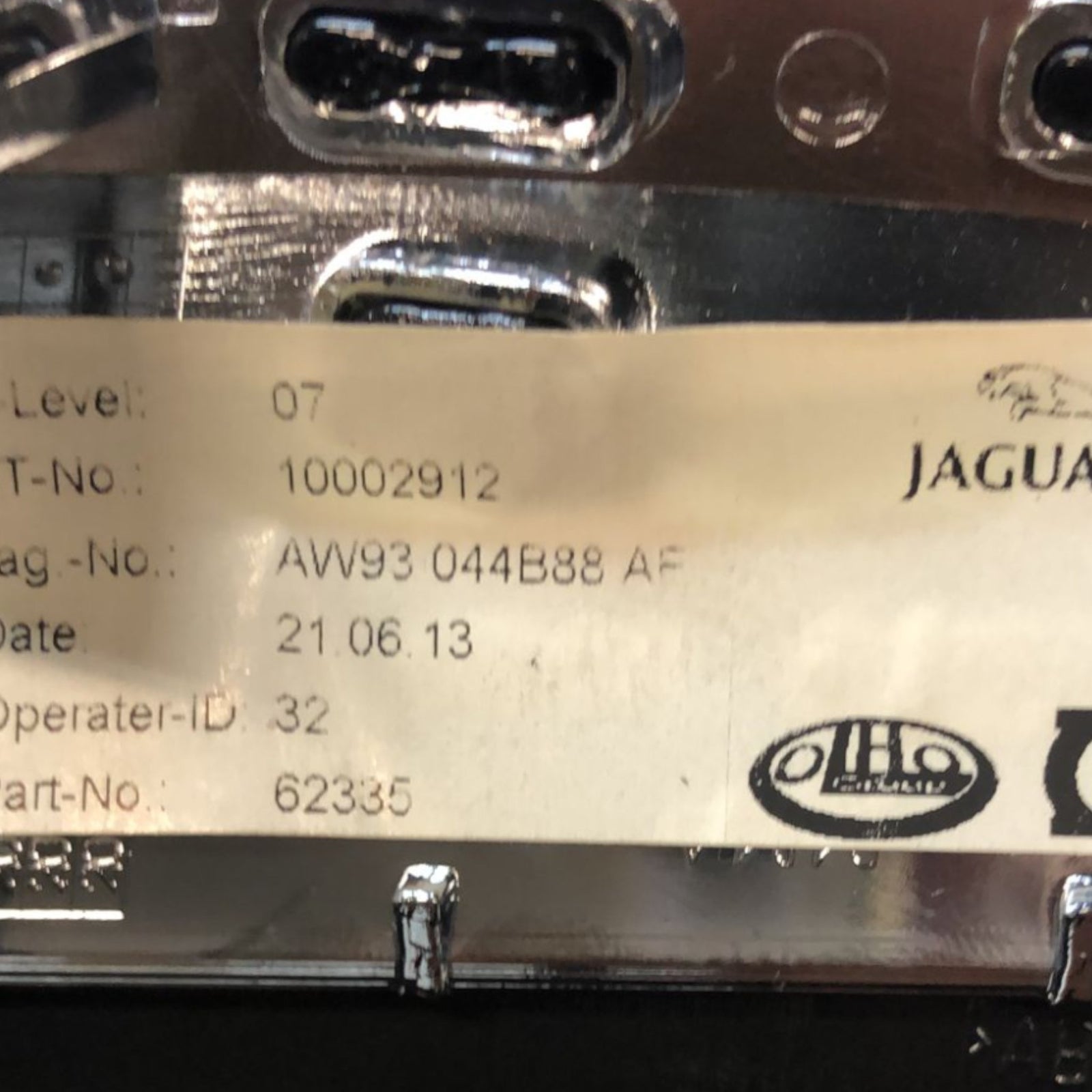 Mascherina Stereo / Autoradio Jaguar XJ (X351) (2009 > 2019) cod:AW93044B88AF - F&P CRASH SRLS - Ricambi Usati