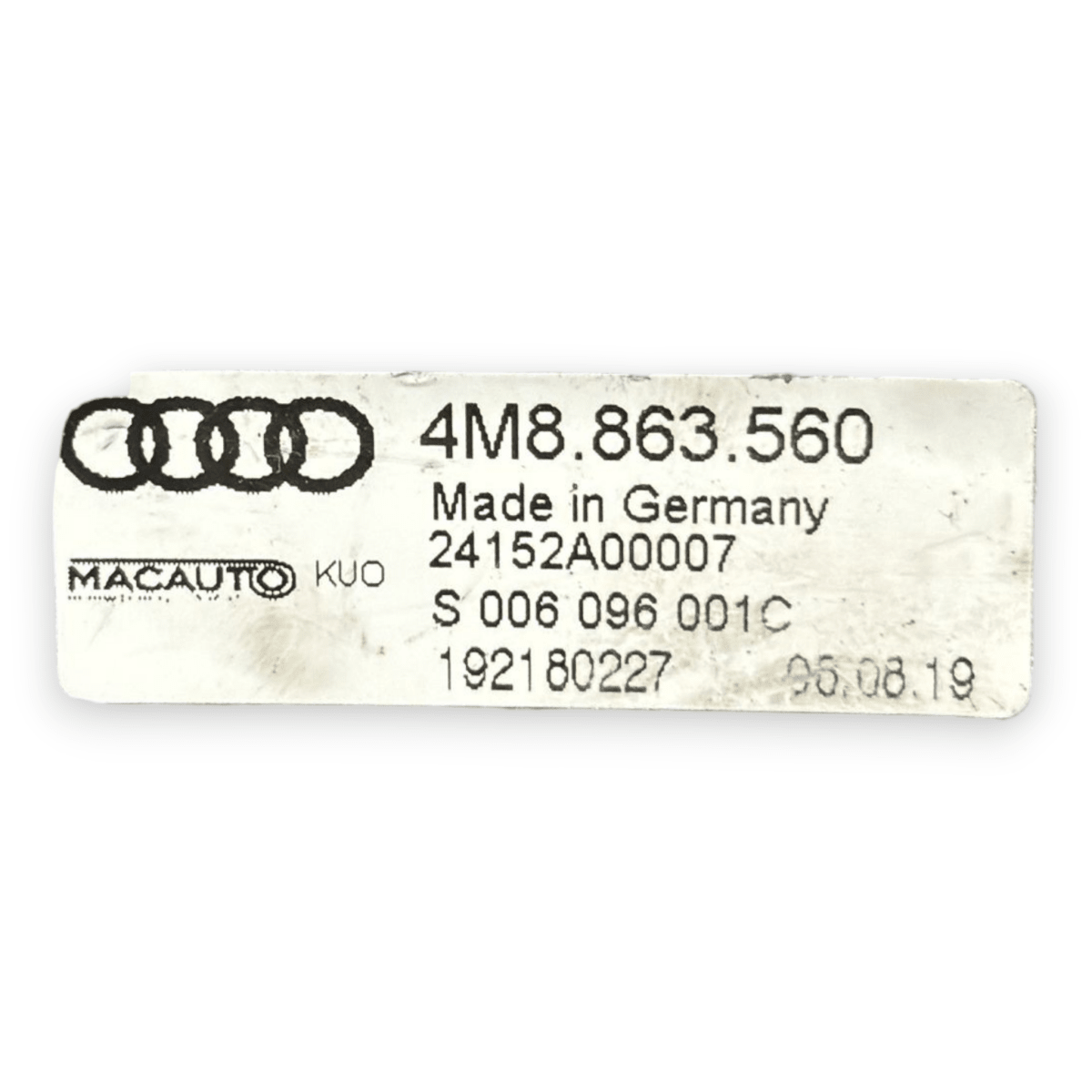 Meccanismo / motorino telo avvolgibile posteriore audi q8 cod:4m8863560 (2018-) - F&P CRASH SRL - Ricambi Usati