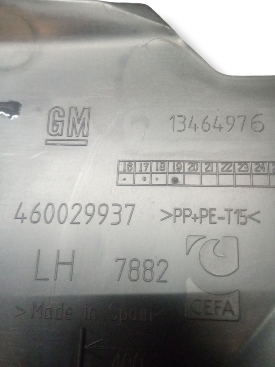 Modanatura anteriore console centrale sinistra (sx) Opel Crossland X (2021) cod: 13464976 - F&P CRASH SRLS - Ricambi Usati