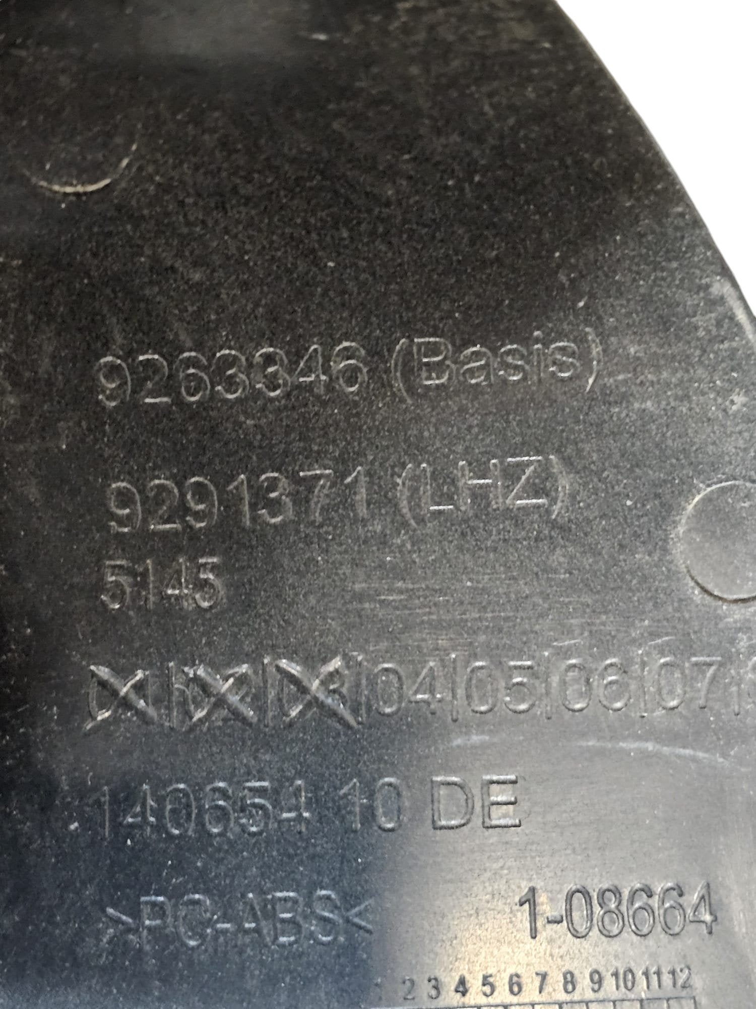 Interior Molding Under Steering Column BMW X1 F48 (2015 - 2022) Code:9263346 - F&P CRASH SRLS - Used Parts