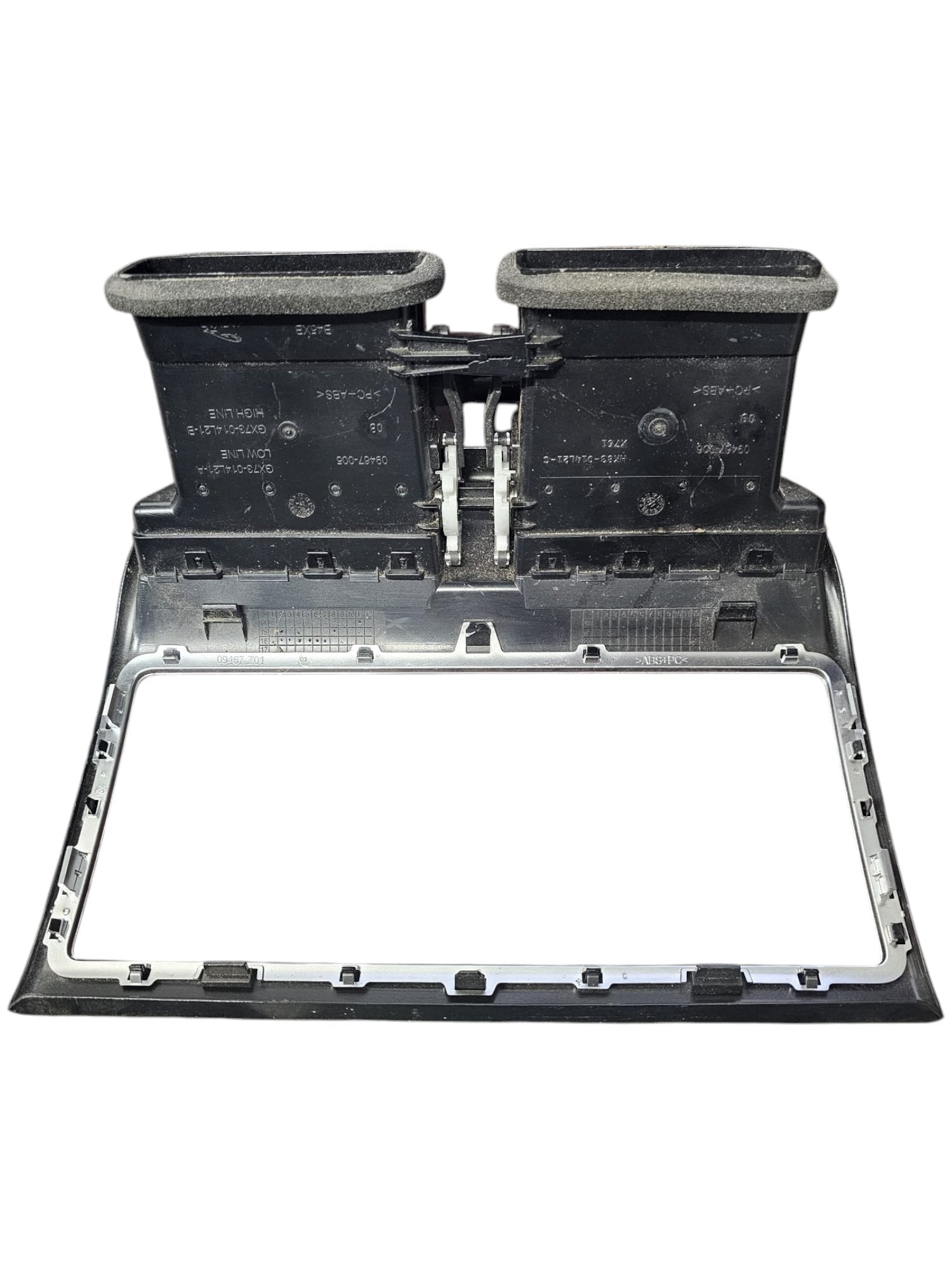 Modanatura / Mascherina Autoradio con Bocchette Aria Jaguar F - Pace Cod:GX73014L21A (2016 - >) - F&P CRASH SRLS - Ricambi Usati