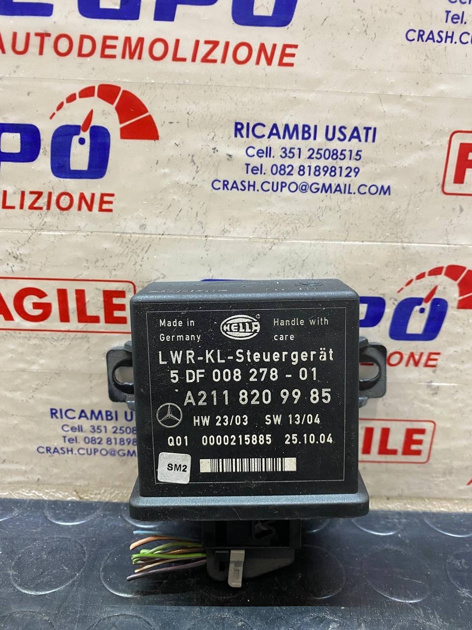 Modulo di controllo Centralina Fari Mercedes-Benz Classe-E W211 cod: A2118209985 - F&P CRASH SRLS - Ricambi Usati