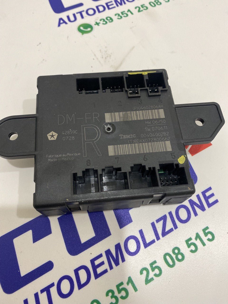 control module right front door Chrysler voyager 04602806AH - F&P CRASH SRLS - Used Parts