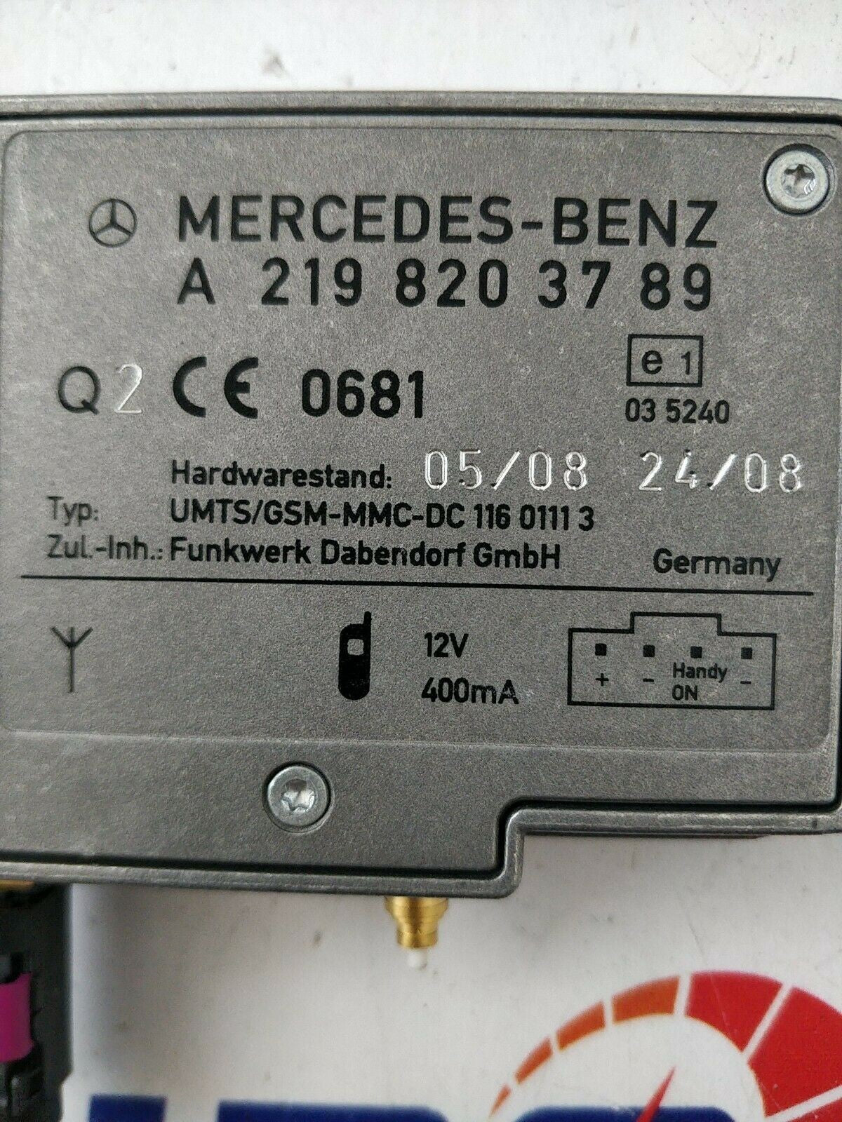 antenna signal module Mercedes Class E S CLS W211 W219 A2198203789 - F&P CRASH SRLS - Used Parts