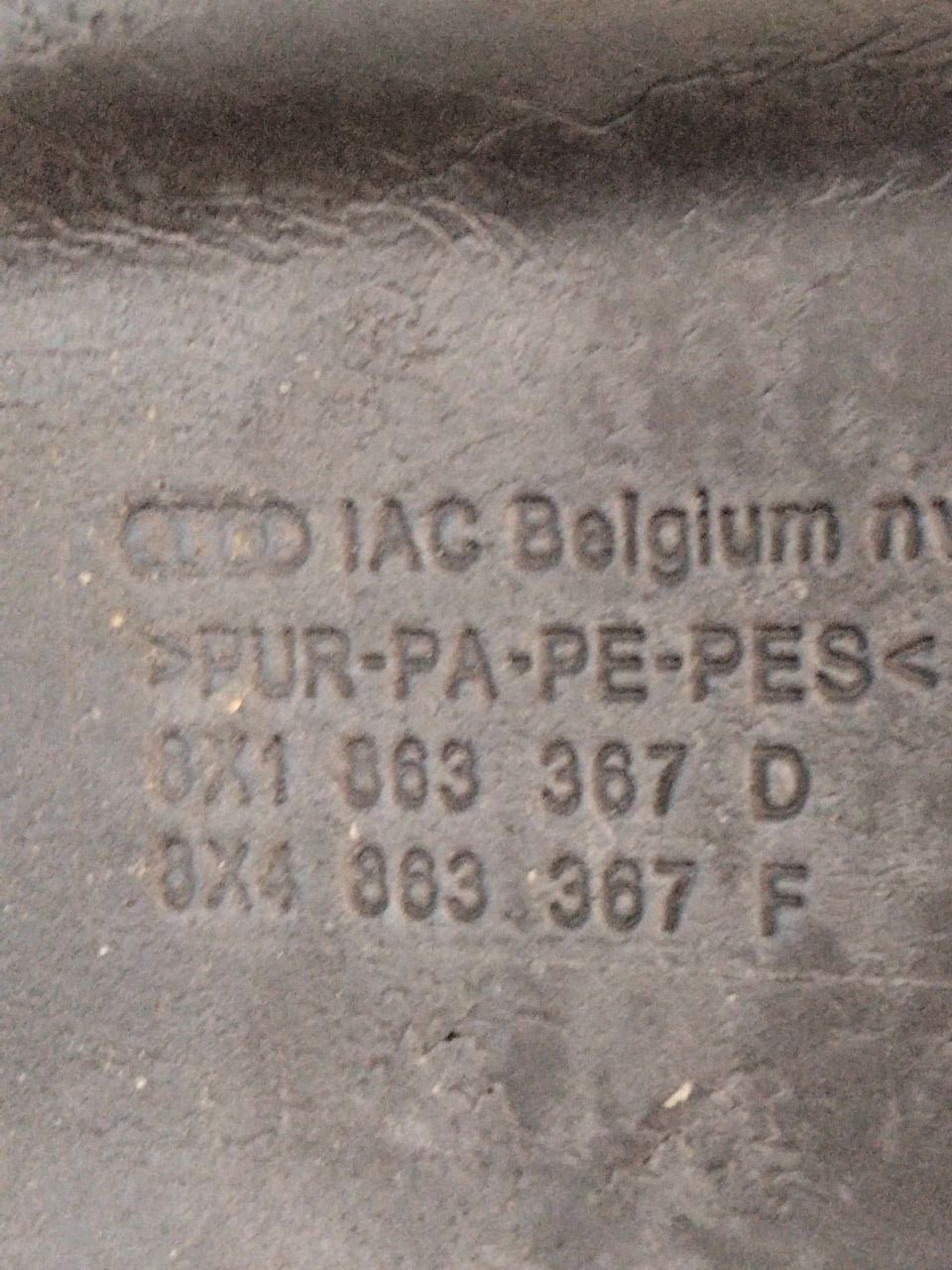 Moquette Tappeto Preformato Audi A1 8X (2010 - 2018)cod.8X1863367D - F&P CRASH SRLS - Ricambi Usati