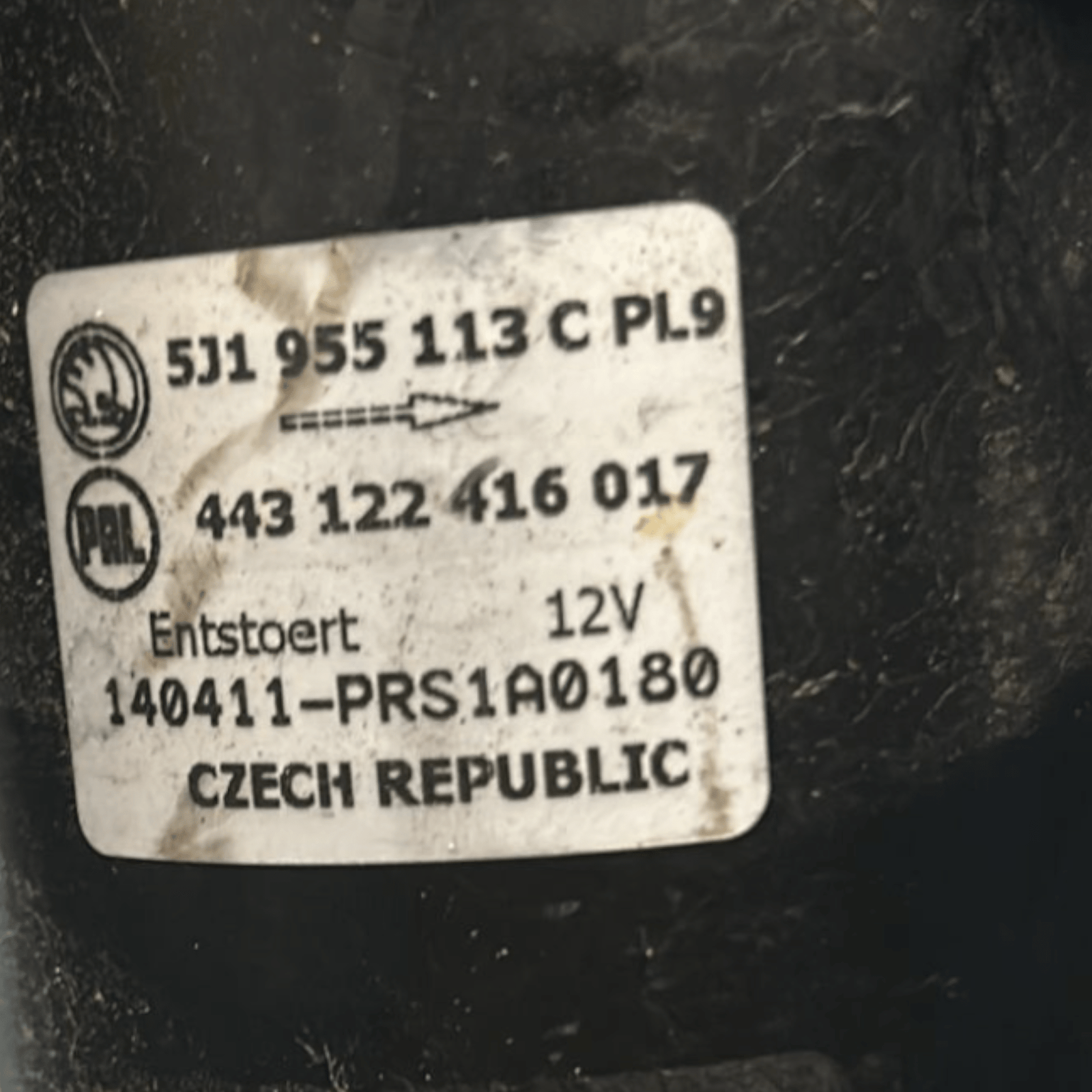Front windshield wiper motors Skoda Fabia II (2007 > 2014) code: 5J1955113 - F&P CRASH SRLS - Used Parts