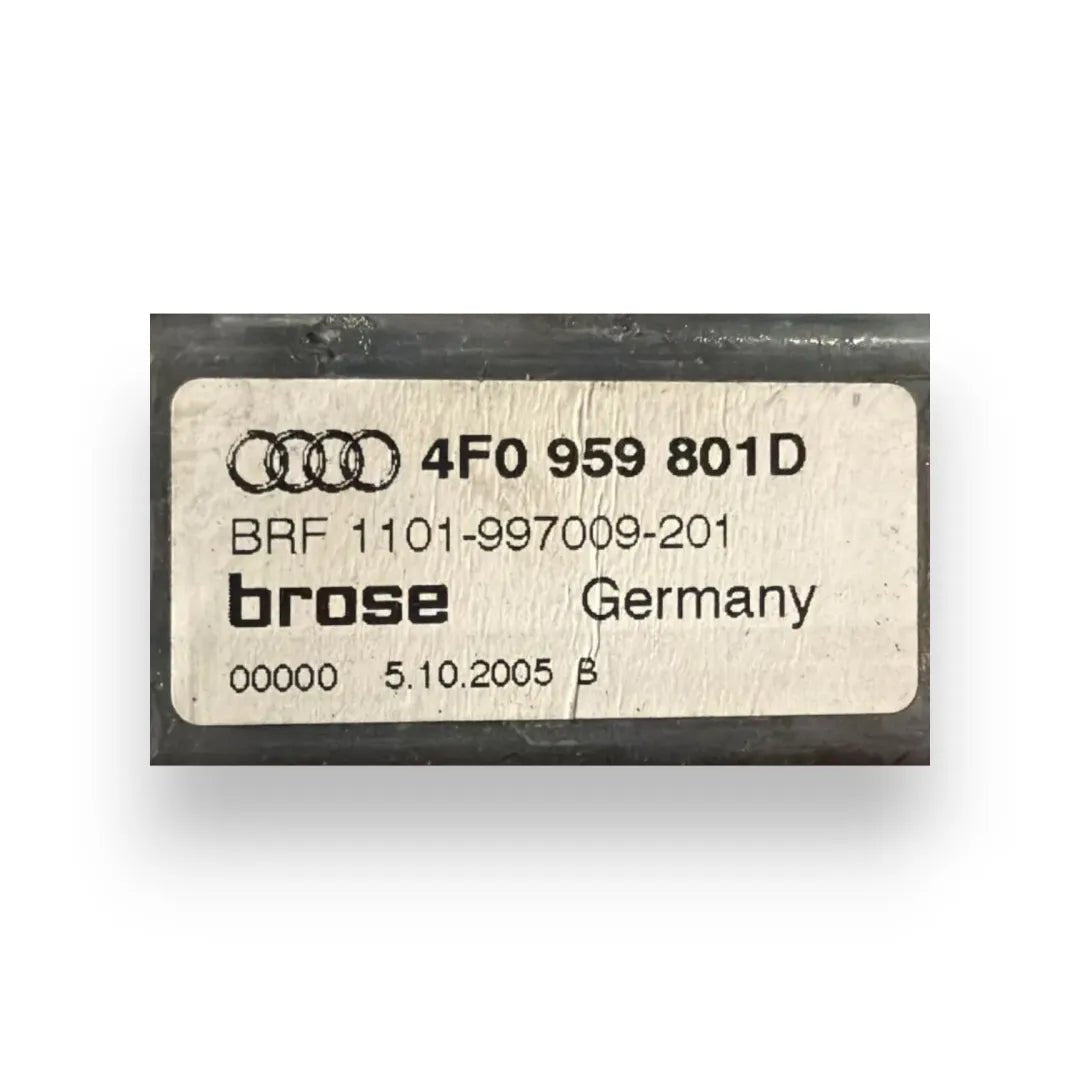 Dettaglio Motorino alzacristallo destro anteriore Audi A6 Allroad 4F 2006–2008 OEM 4F0959802D - foto 3