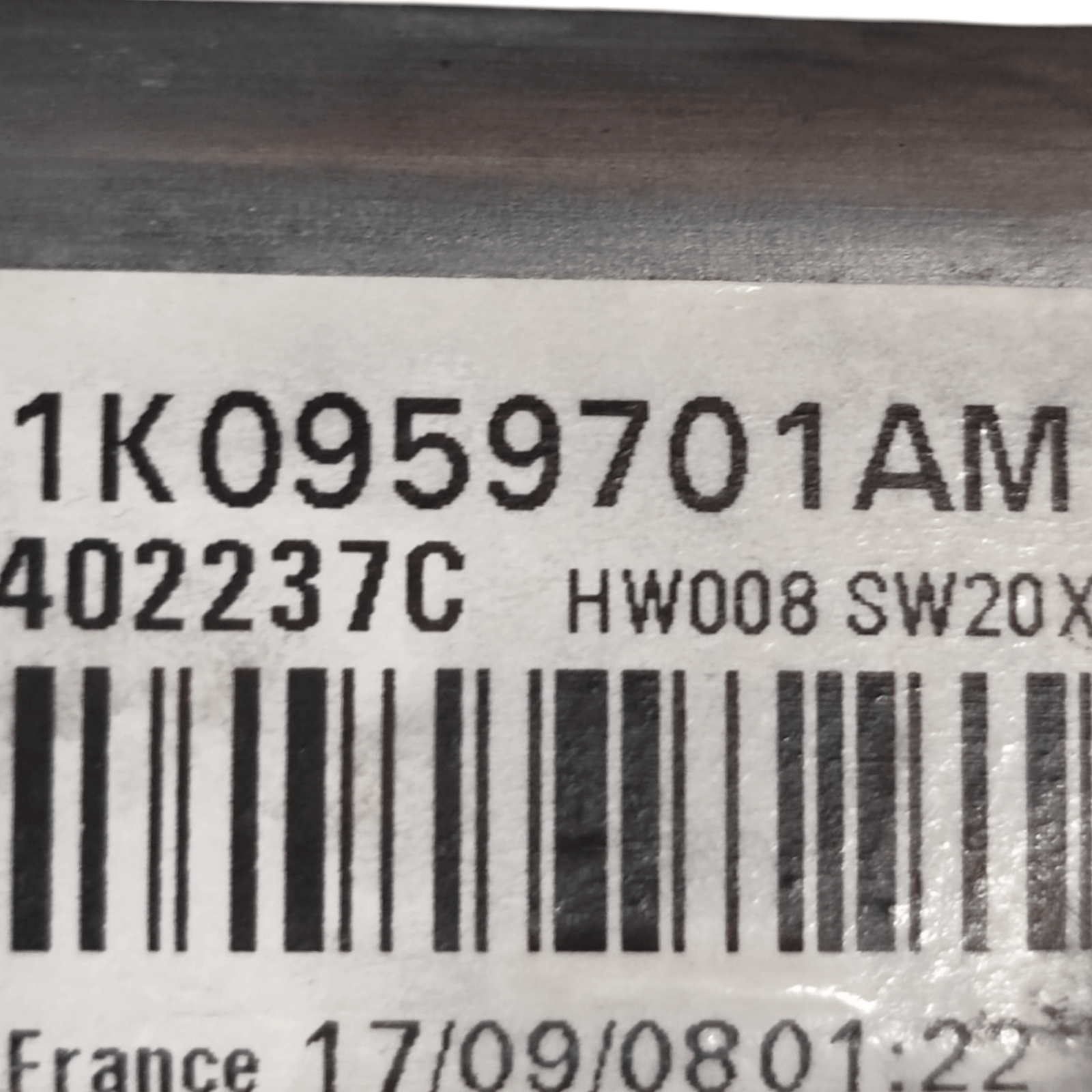 Front Left Window Regulator Volkswagen Golf VI CODE: 1K0959701AM (2008 - 2012) - F&P CRASH SRLS - Used Parts