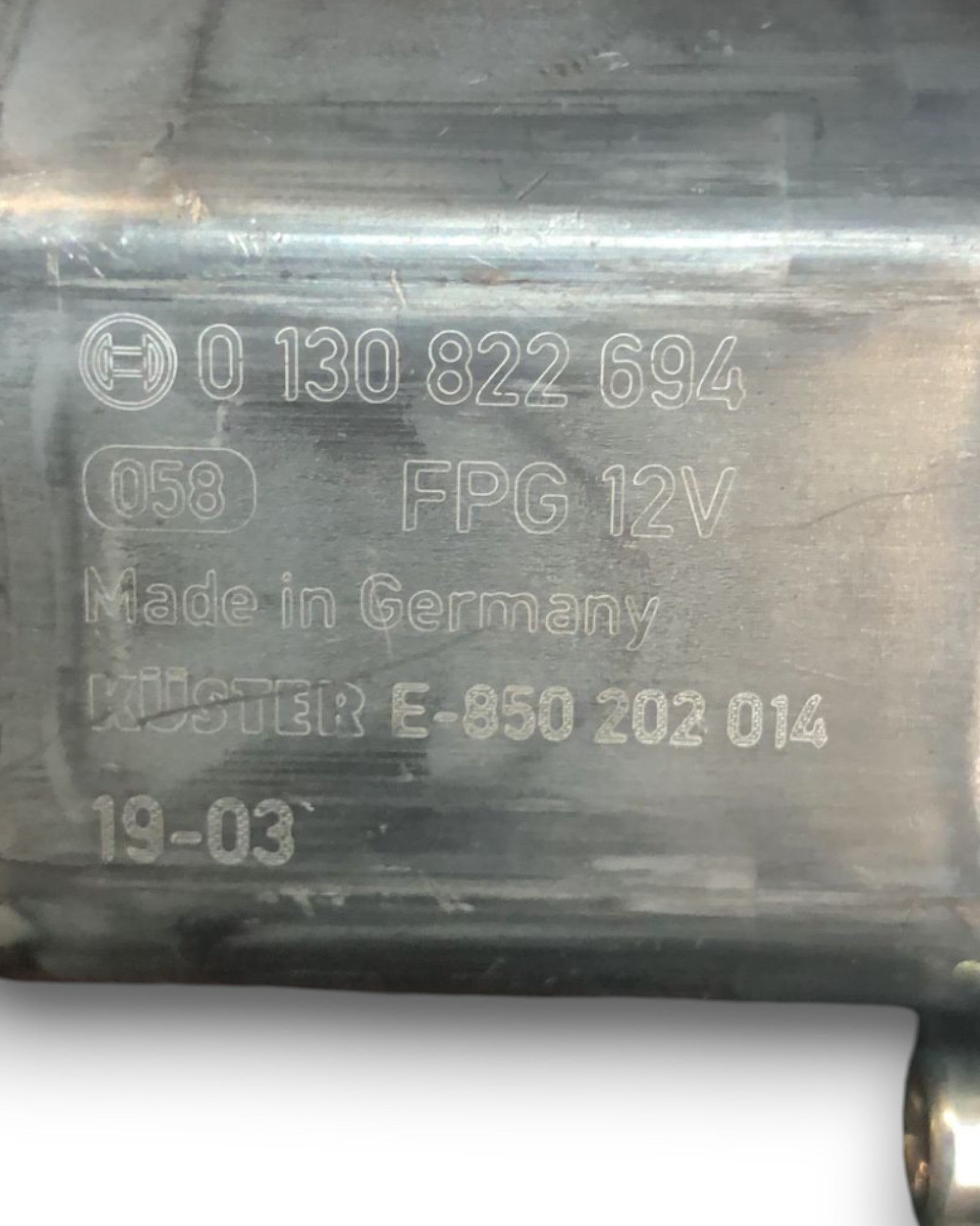 Right Rear Window Regulator Motor Dx Audi A3 8v (2012 > 2020) code:0130822694 - F&P CRASH SRLS - Used Parts