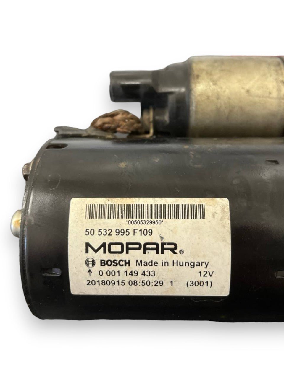 Starter Motor Alfa Romeo Stelvio 2.2 Diesel COD:50532995F109 - 0001149433 (2016>) - F&P CRASH SRLS - Used Parts