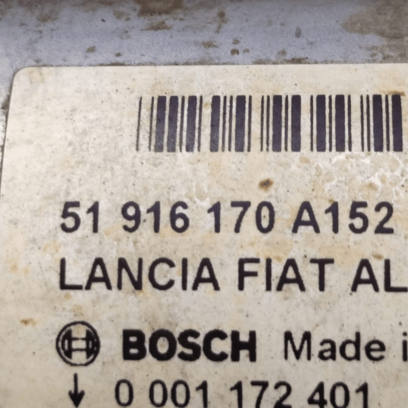 Starter Motor Fiat 500L 1.3 Diesel COD: 51916170 (2012 - 2022) - F&P CRASH SRLS - Used Parts