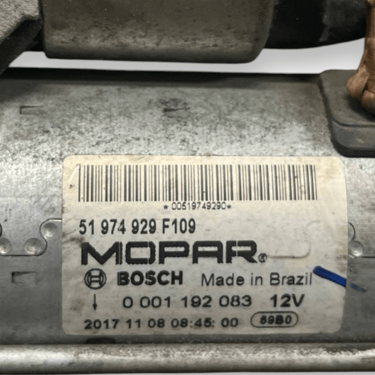 Motorino Avviamento Fiat Panda 312 - 319 1.2 Benzina (2012 - ) cod: 51974929F109 - F&P CRASH SRLS - Ricambi Usati