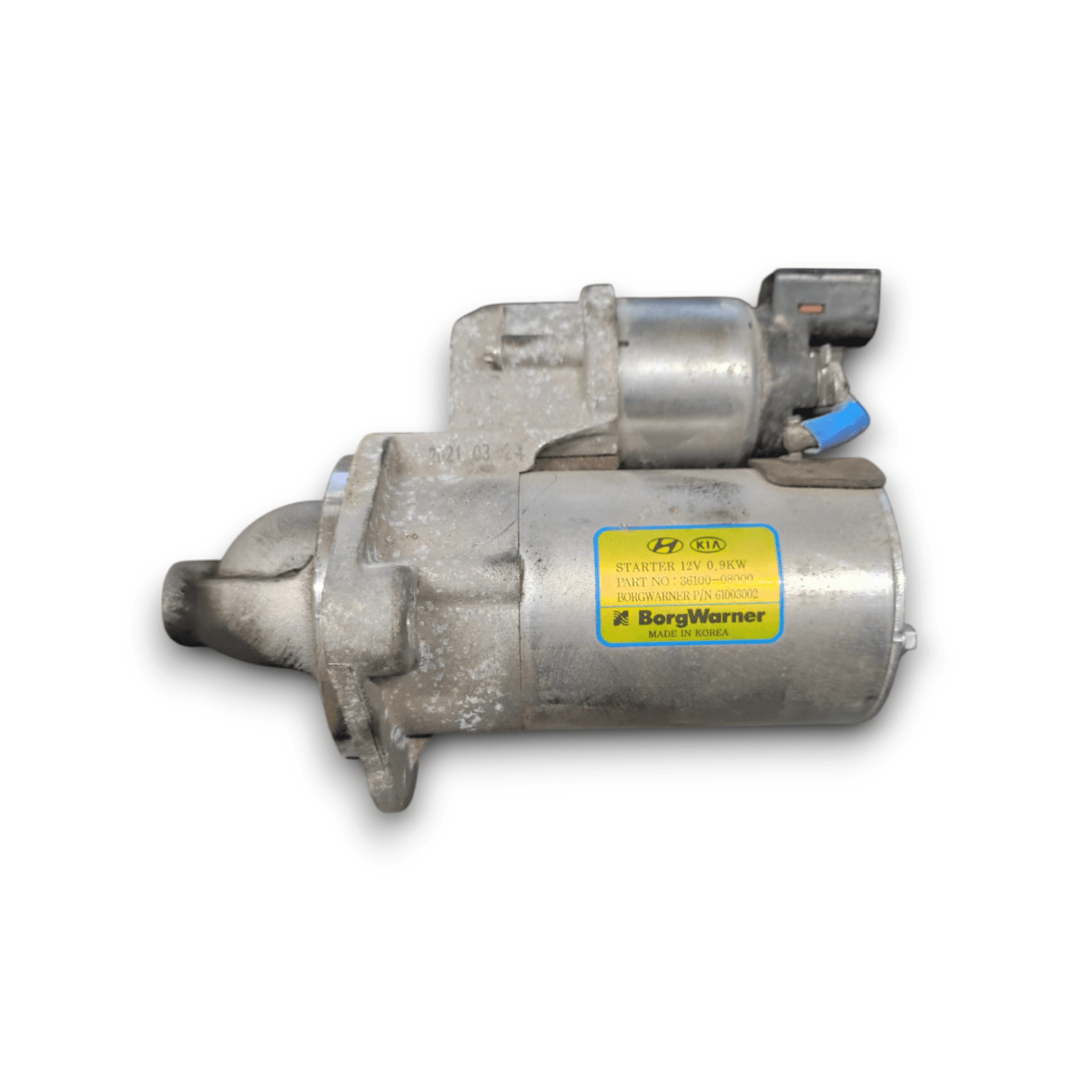 Motorino avviamento hyundai bayon 1.0 benzina / hybrid cod: 3610008000 (2021 - ) - F&P CRASH SRLS - Ricambi Usati