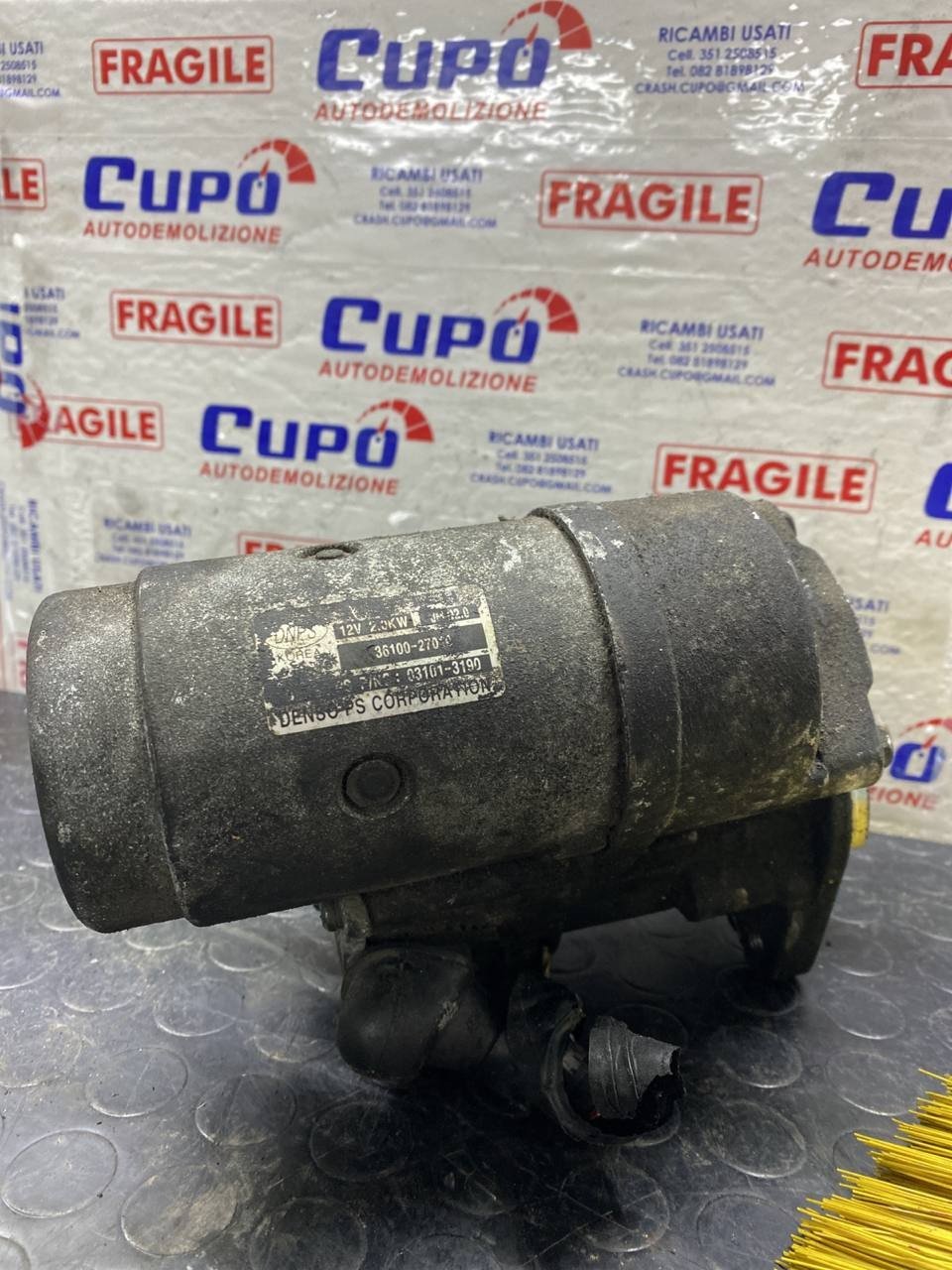 Motorino avviamento kia carens cod: 3610027010 - F&P CRASH SRLS - Ricambi Usati