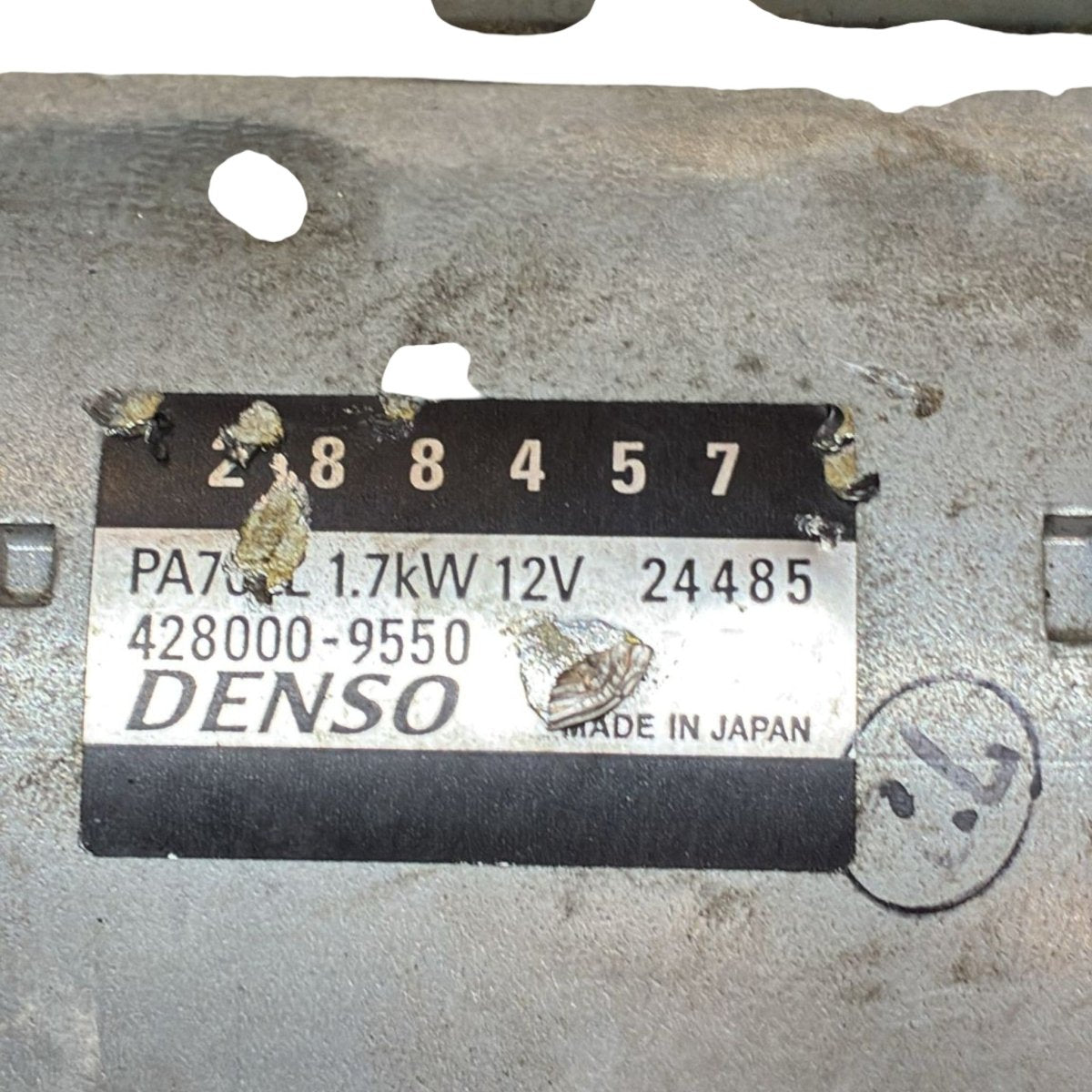 Motorino avviamento maserati ghibli cod . 428000-9550 3.0 diesel (2013 > 2025) - F&P CRASH SRL - Ricambi Usati