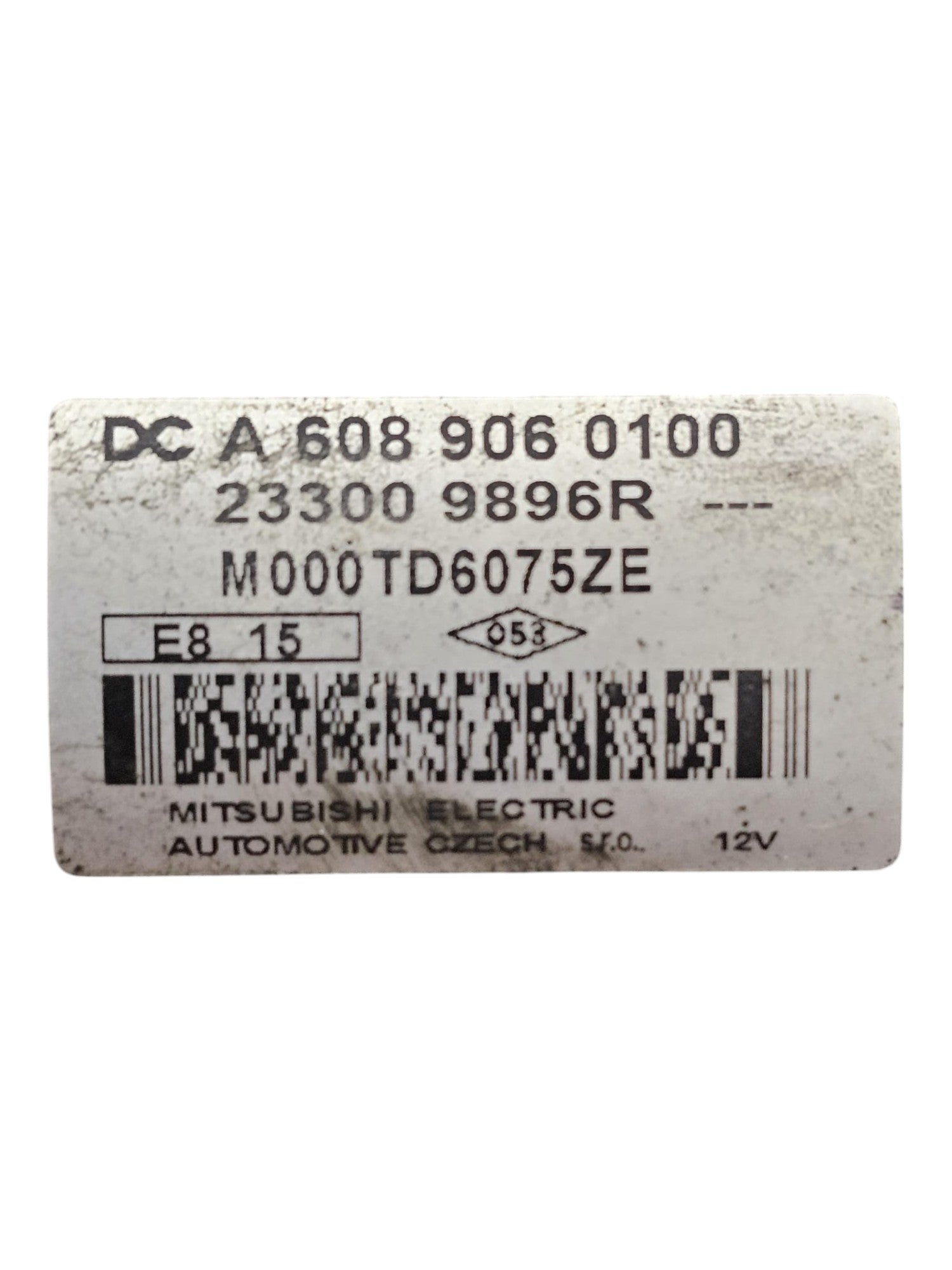 Starter Motor Mercedes A-Class W177 1.5 Diesel Code: A6089060100 (2018 - >) - F&P CRASH SRLS - Used Parts