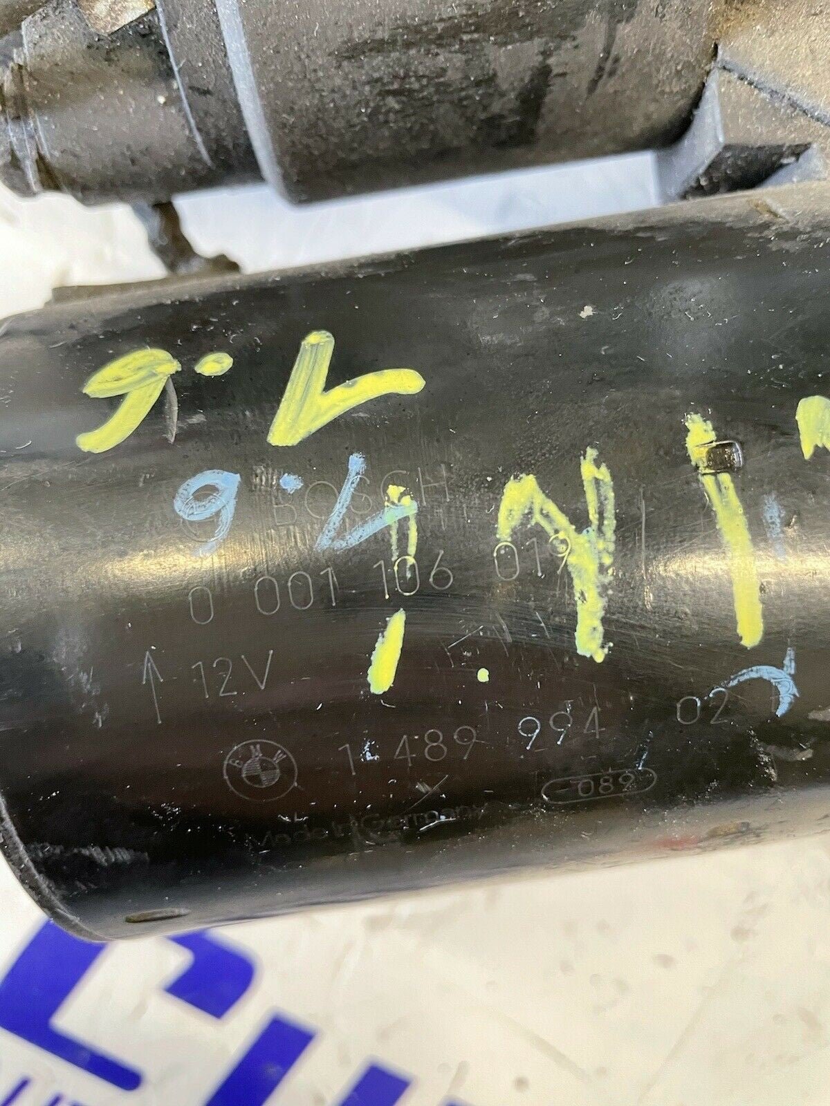 Starter Motor MINI 1.6 Bz COOPER(R50,R53) 0001106019 - F&P CRASH SRLS - Used Parts