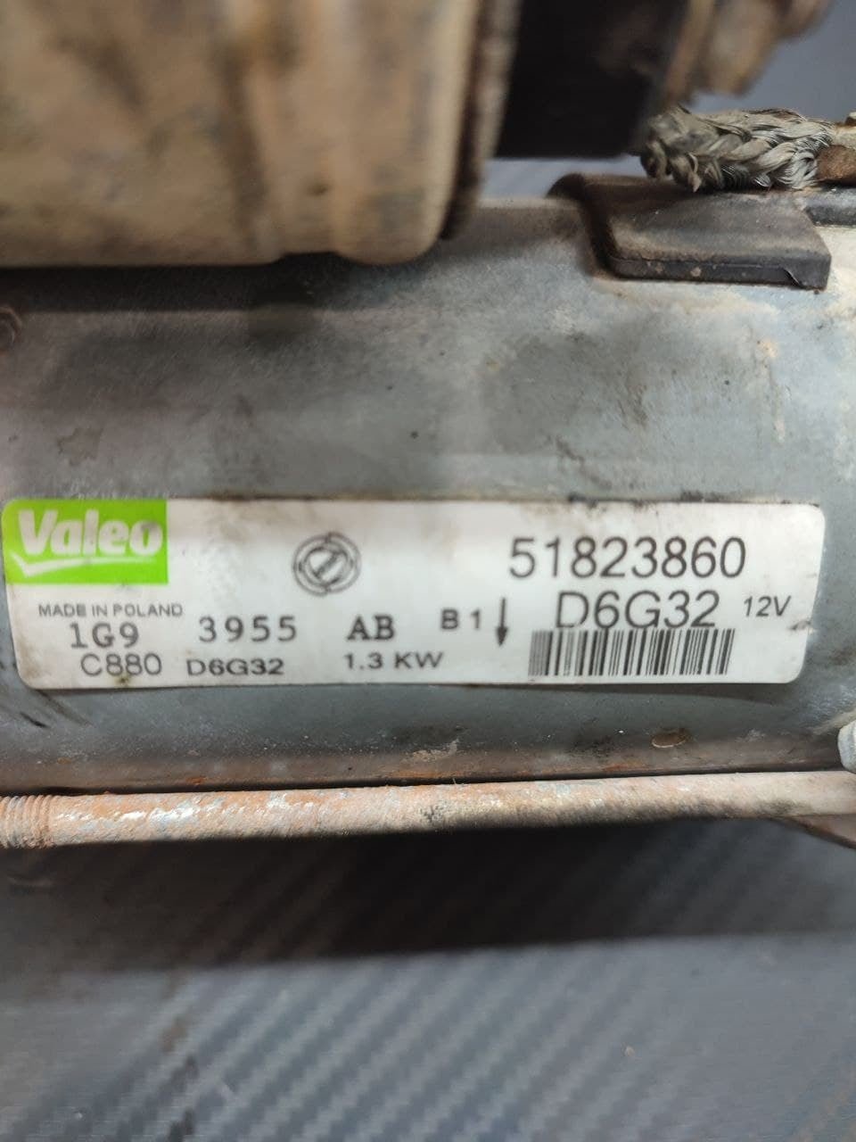 Motorino avviamento Opel Corsa D 1.3 multijet cod 51823860 - F&P CRASH SRLS - Ricambi Usati