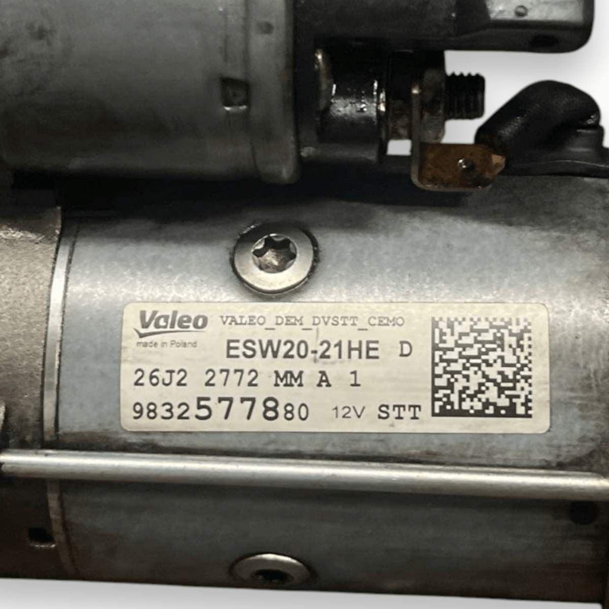 Starter Motor Peugeot Partner III 1.5 Diesel (2018 - ) code: 983257780 - F&P CRASH SRLS - Used Parts