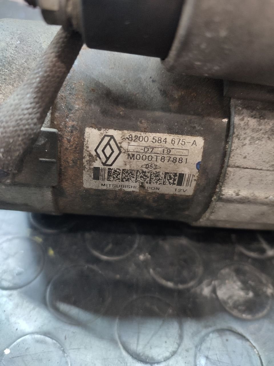 Starter motor RENAULT MEGANE II / SCENIC 1.5 DCI code: 8200584675A - F&P CRASH SRLS - Used Parts