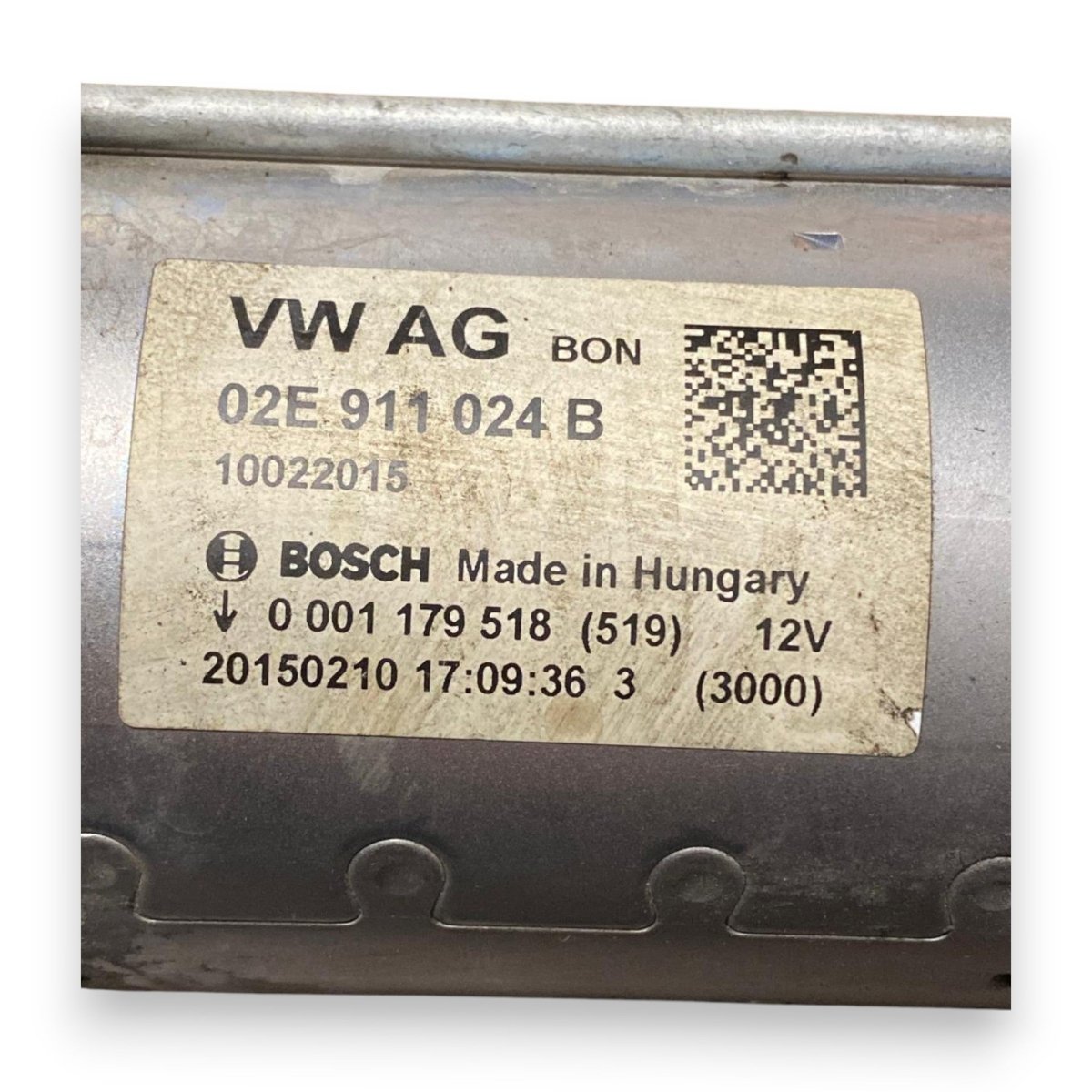 Starter motor Skoda Octavia IV 2.0 Diesel (2019 - 2023) Code: 02E911024B - F&P CRASH SRLS - Used Parts