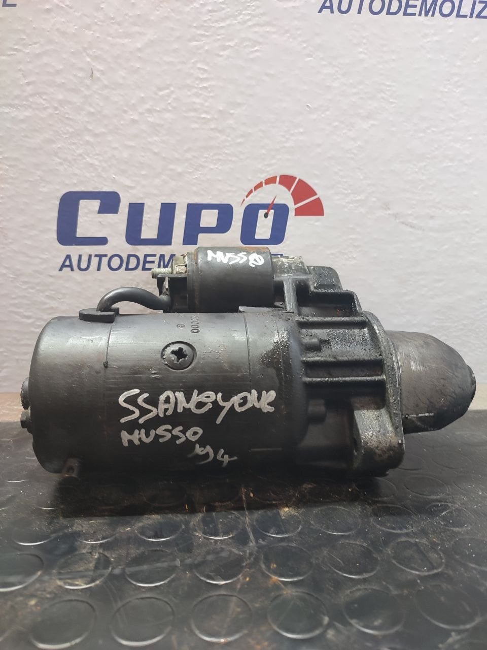 motorino avviamento SSANGYONG MUSSO (1994) d 90Kw - F&P CRASH SRLS - Ricambi Usati