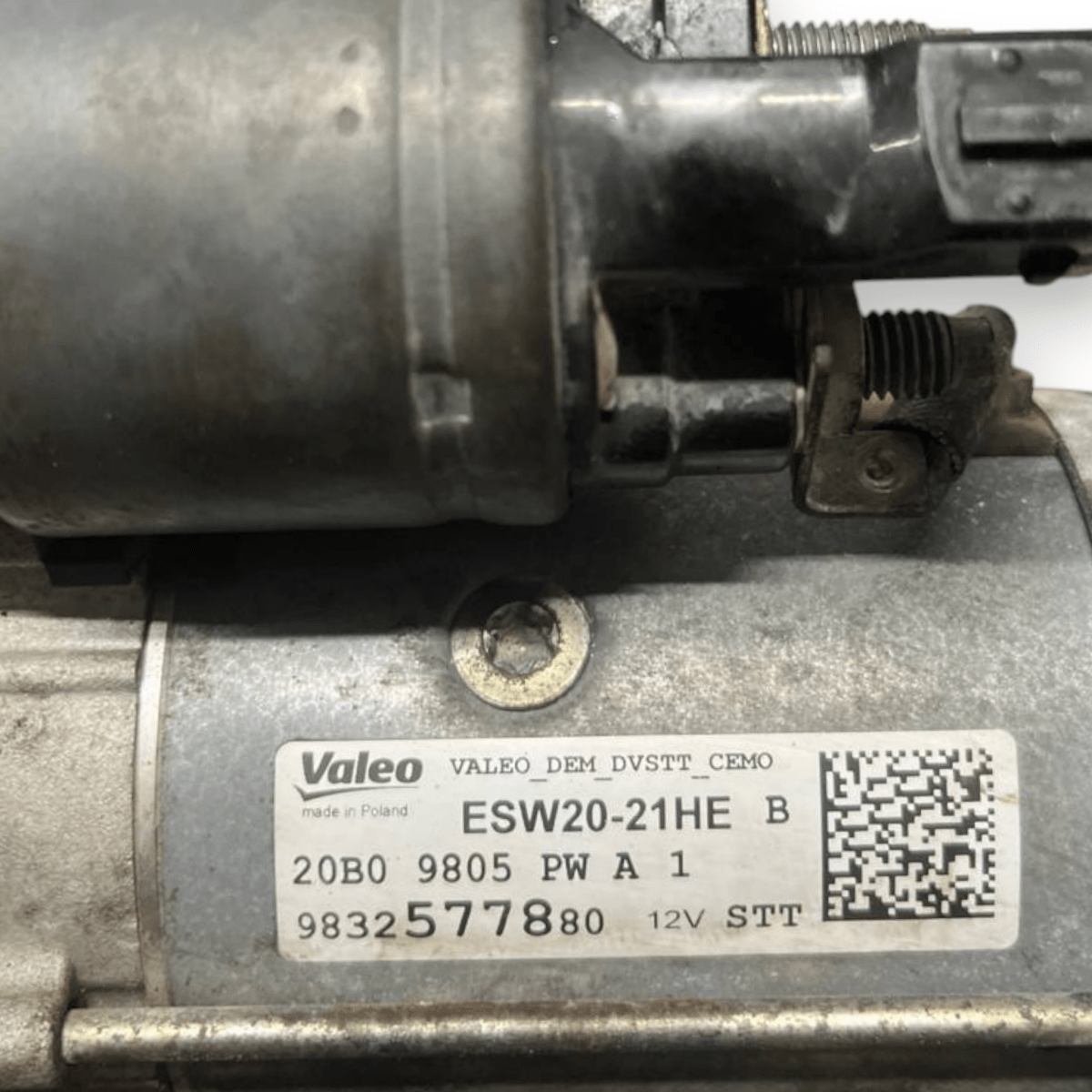 Motorino Avviamento Toyota Proace City 1.5 Diesel (2016 - ) cod: 9832577880 - F&P CRASH SRLS - Ricambi Usati