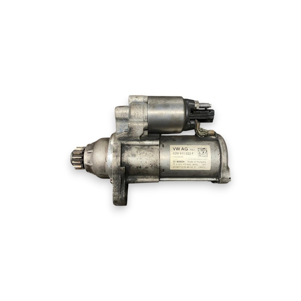 Starter motor Volkswagen Golf VII 1.6 Diesel (2012 - 2018) Code: 02M911022F - F&P CRASH SRLS - Used Parts