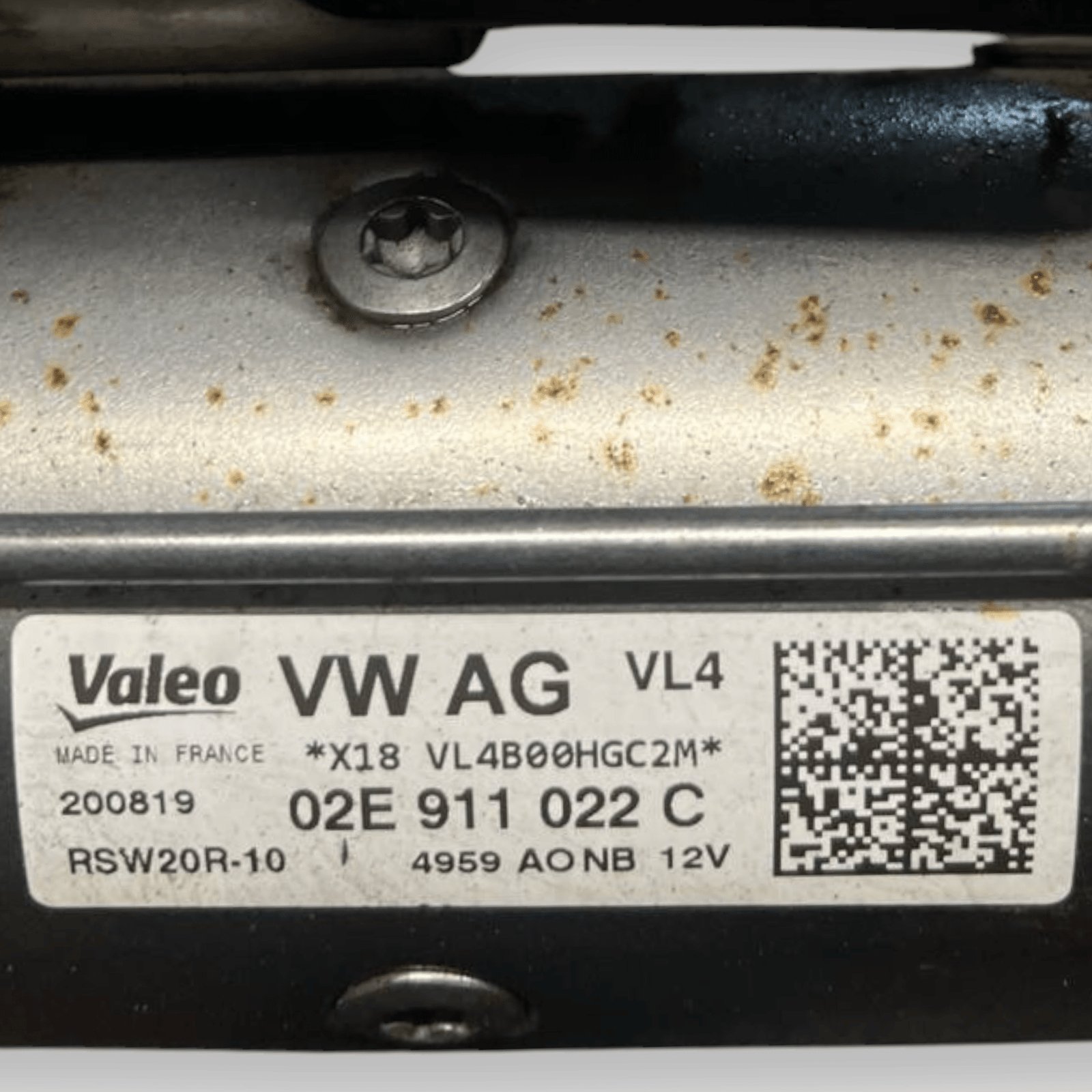 Volkswagen T-Roc 2.0 Diesel Starter Motor (2017>) code: 02E911022C - F&P CRASH SRLS - Used Parts