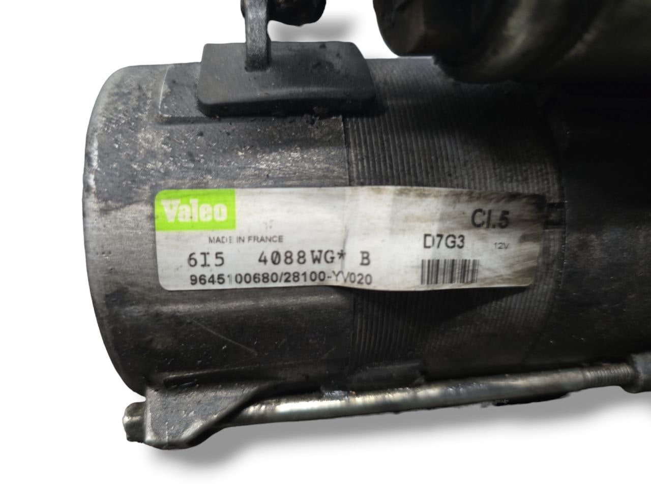 Peugeot 207 1.6 Diesel Starter Motor (2006 - 2015) Code: 9645100680 - F&P CRASH SRLS - Used Parts