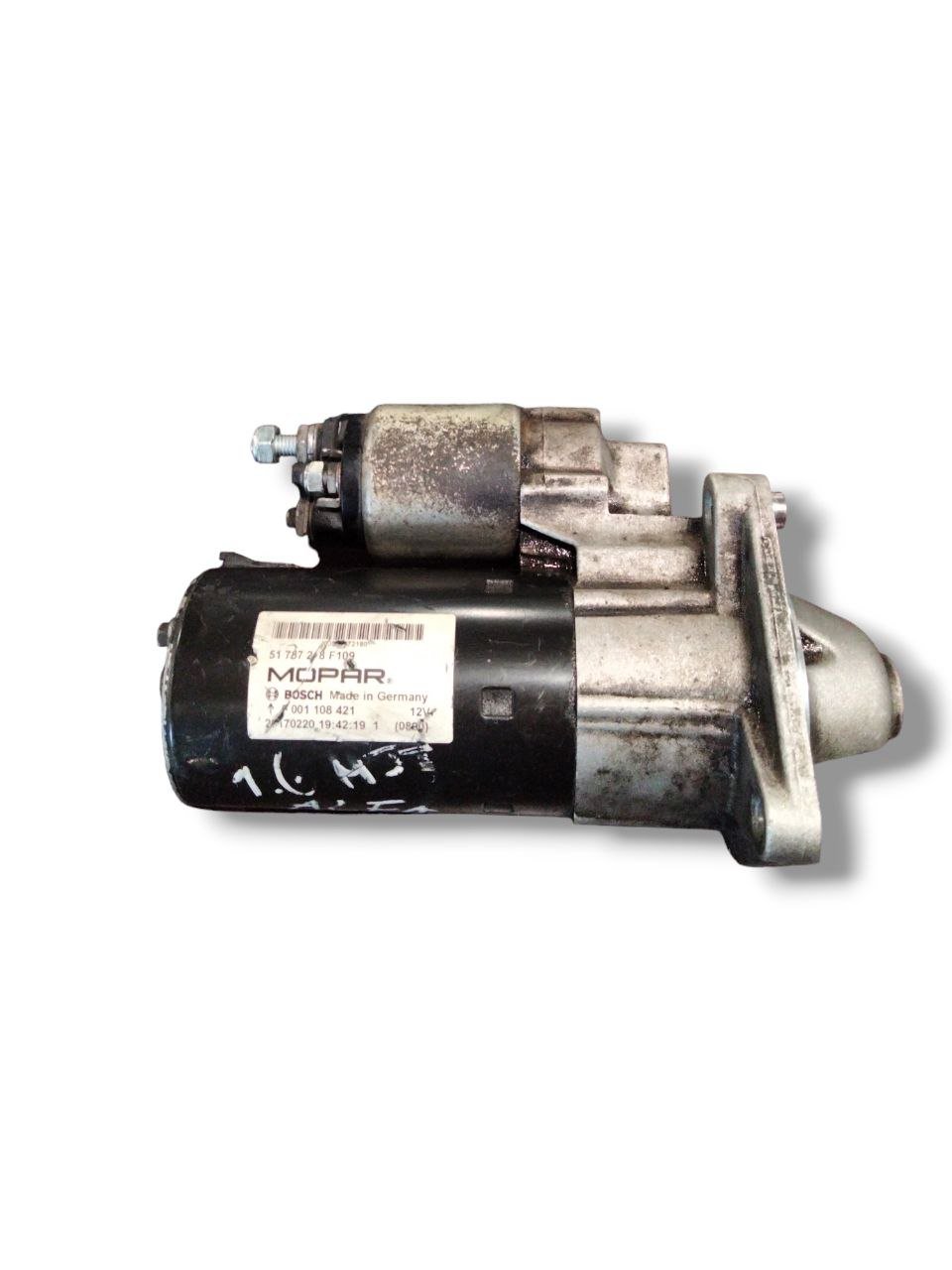 Fiat Doblò 1.6 diesel starter motor (2009 - 2022) cod.51787218F109 - 0001108421 - F&P CRASH SRLS - Used Parts