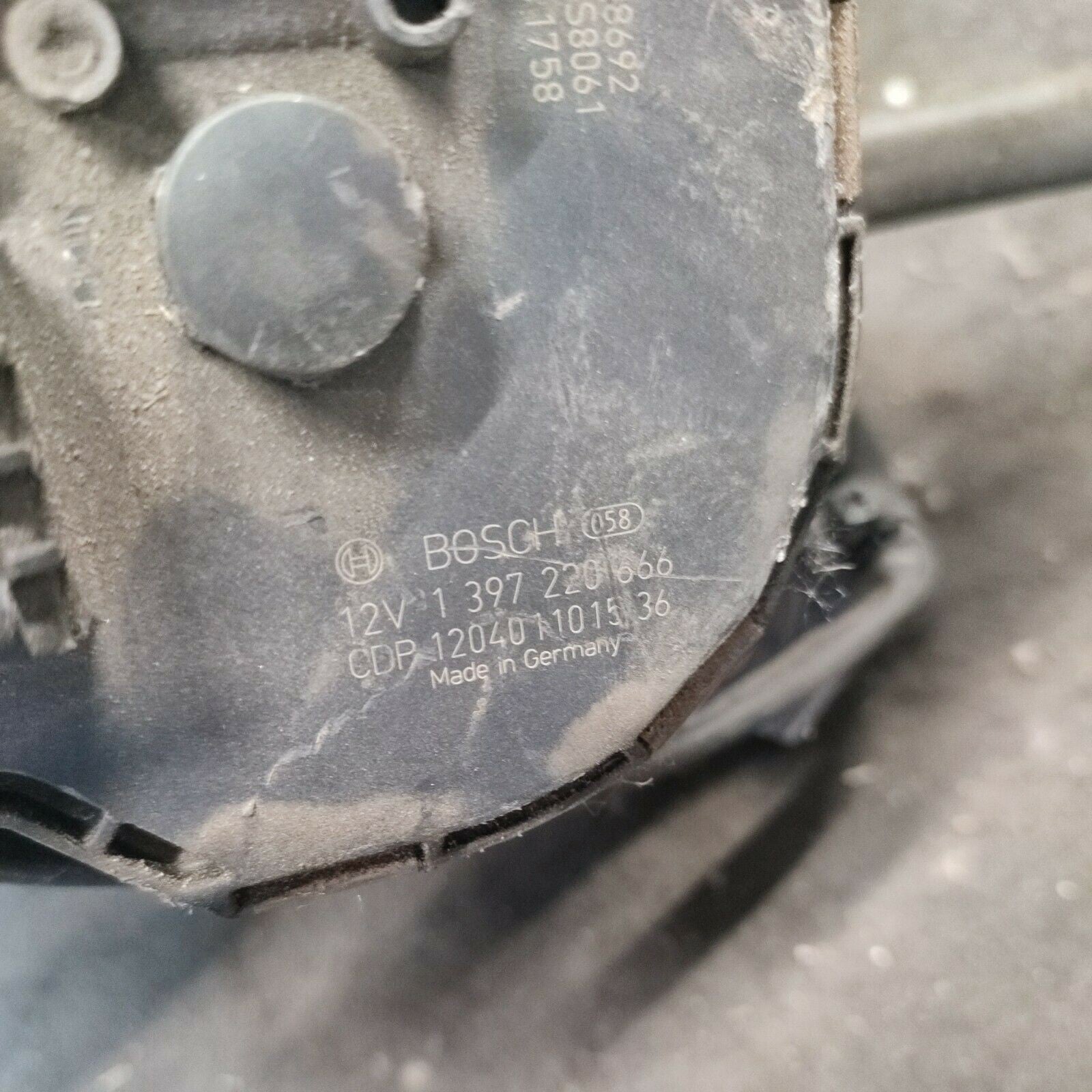 FRONT WINDSHIELD WIPER MOTOR WITH TANDEM MERCEDES CLASS C COUPE 07-13 1397220666 - F&P CRASH SRLS - Used Parts