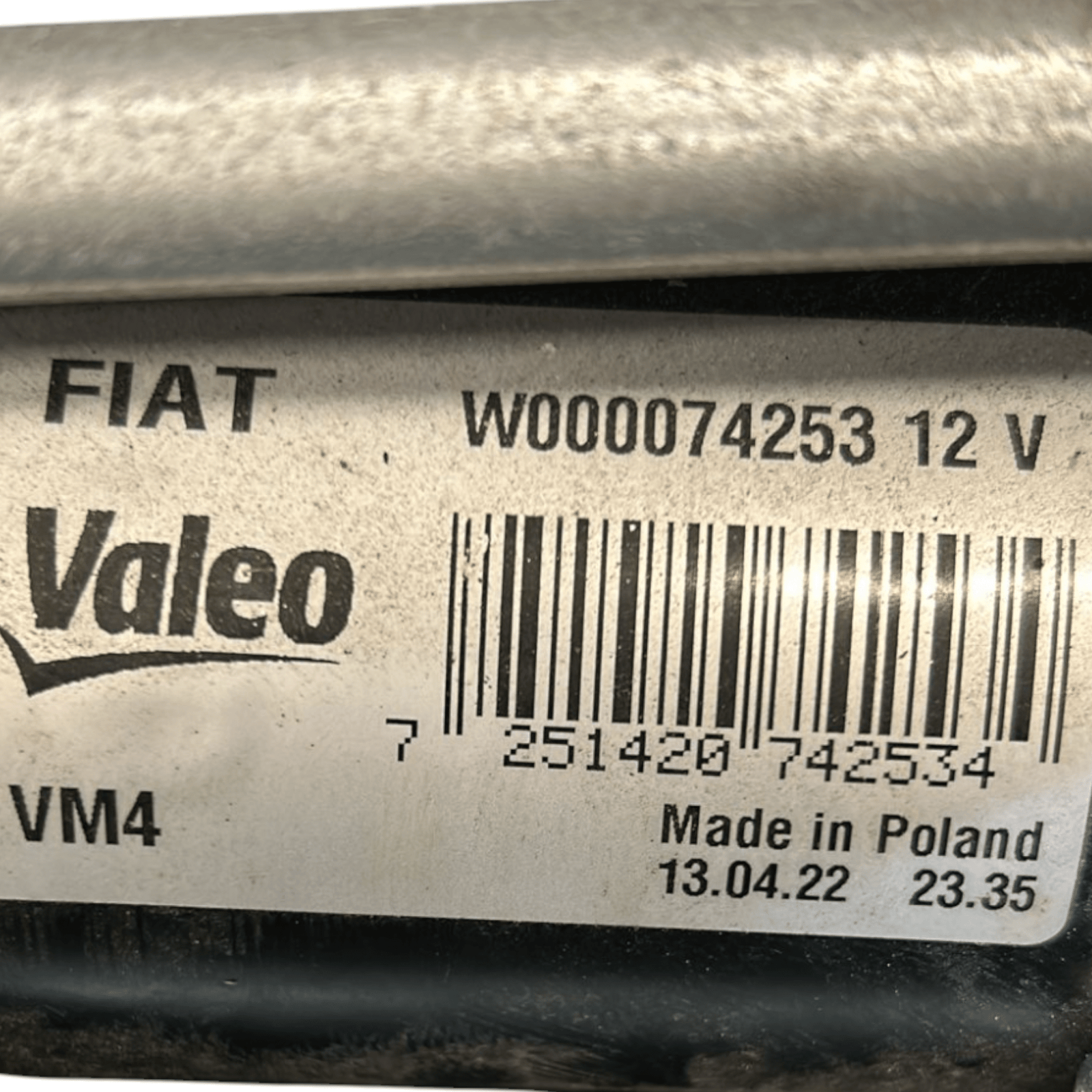 Front Windshield Wiper Motor Fiat Tipo (2015 >) code:W000074253 - F&P CRASH SRLS - Used Parts