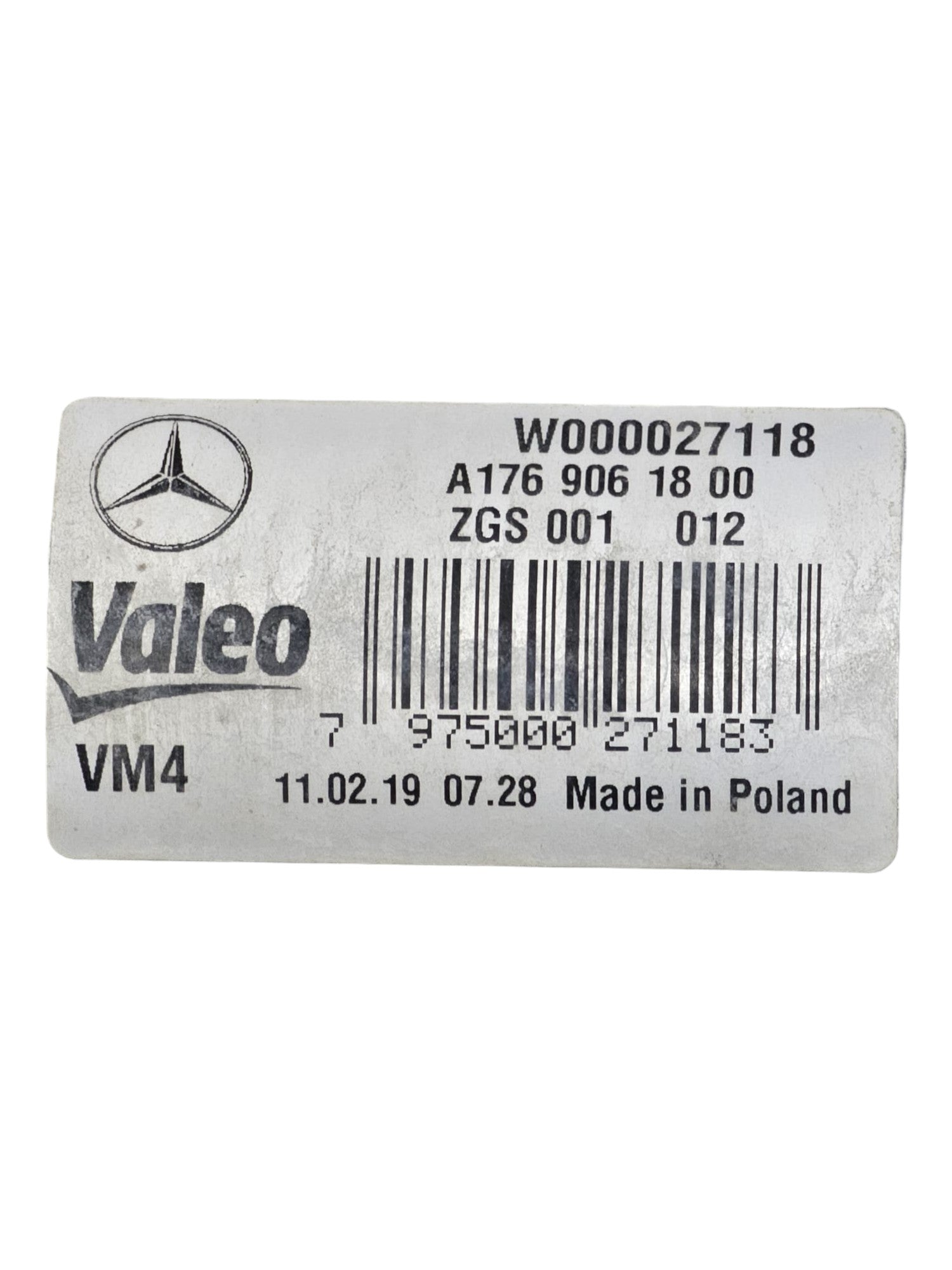 Front Windshield Wiper Motor Mercedes GLA X156 Code:A1769061800 (2013 - 2019) - F&P CRASH SRLS - Used Parts