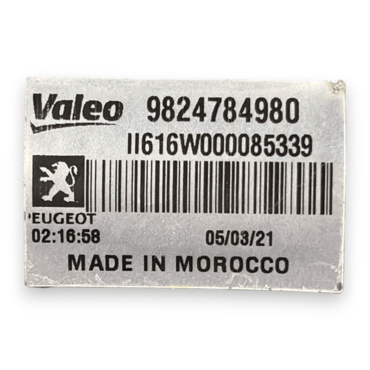 Front windshield wiper motor opel corsa f code:9824784980 (2019 - ) - F&P CRASH SRL - Used Parts