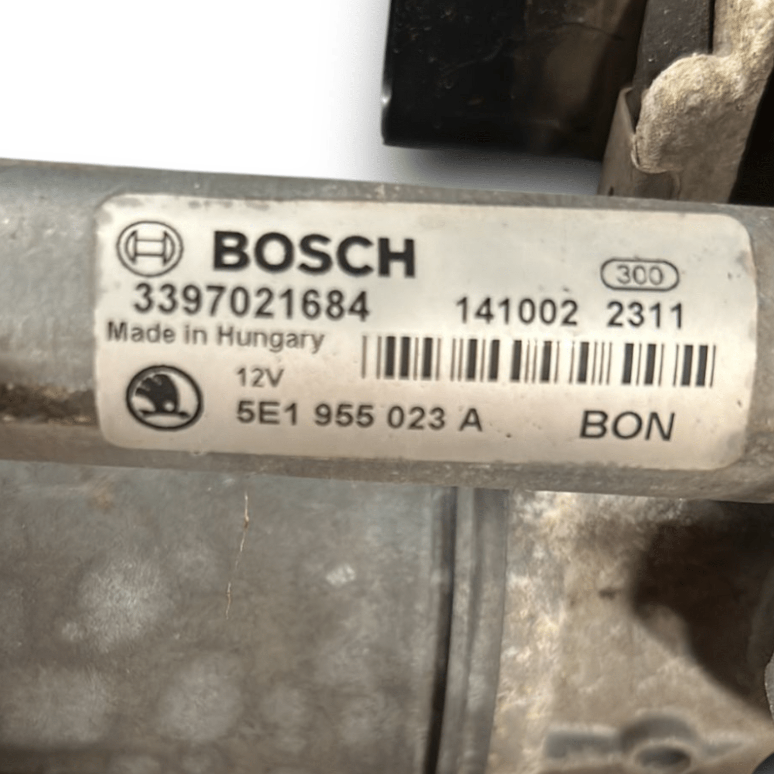 Front Windshield Wiper Motor Skoda Octavia III code:3397021684 (2013 > 2019) - F&P CRASH SRLS - Used Parts