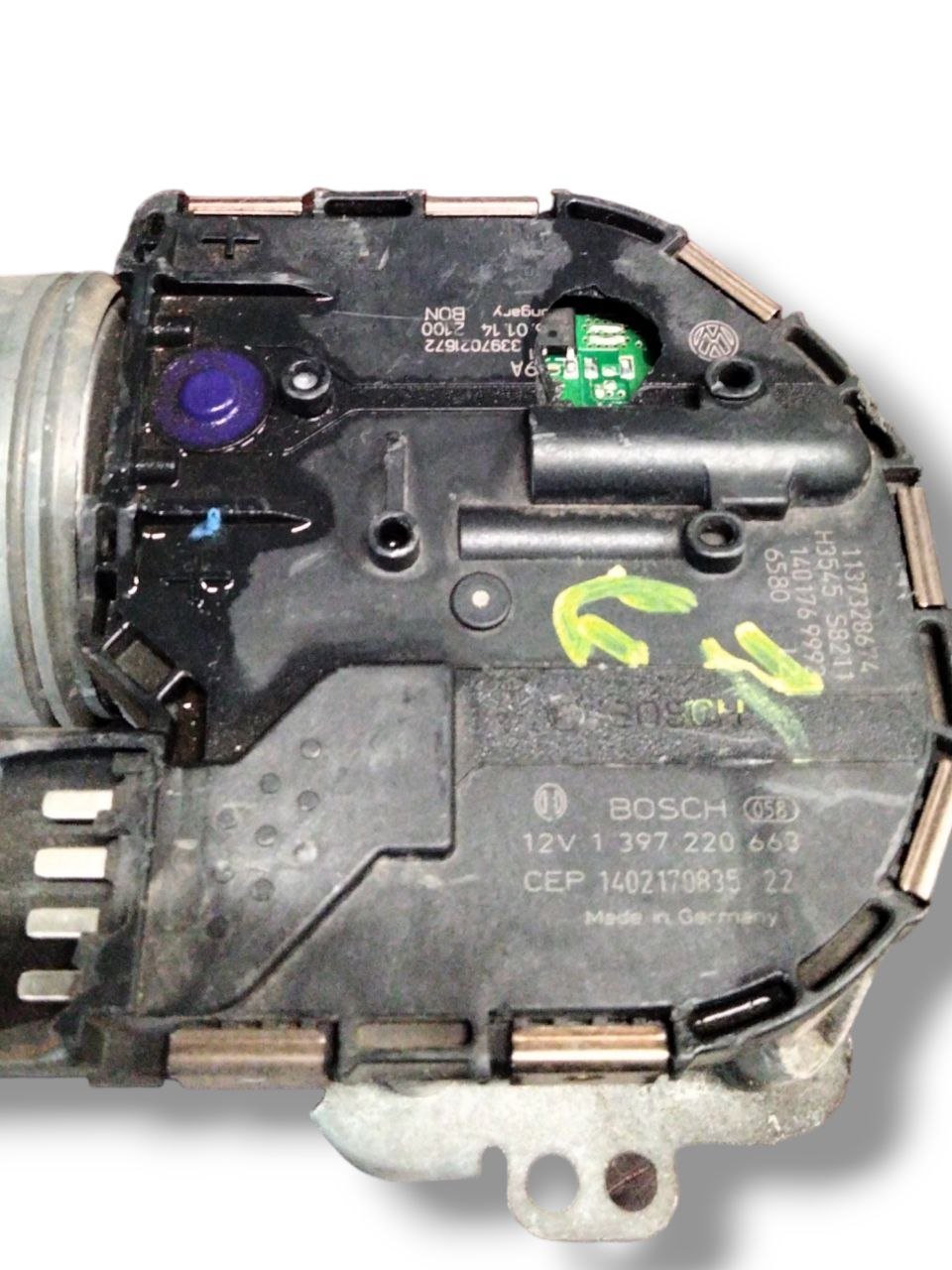Front windshield wiper motor Volkswagen Golf VII (2012 - 2019) code 5G1955119A / 1397220663 - F&P CRASH SRLS - Used Parts