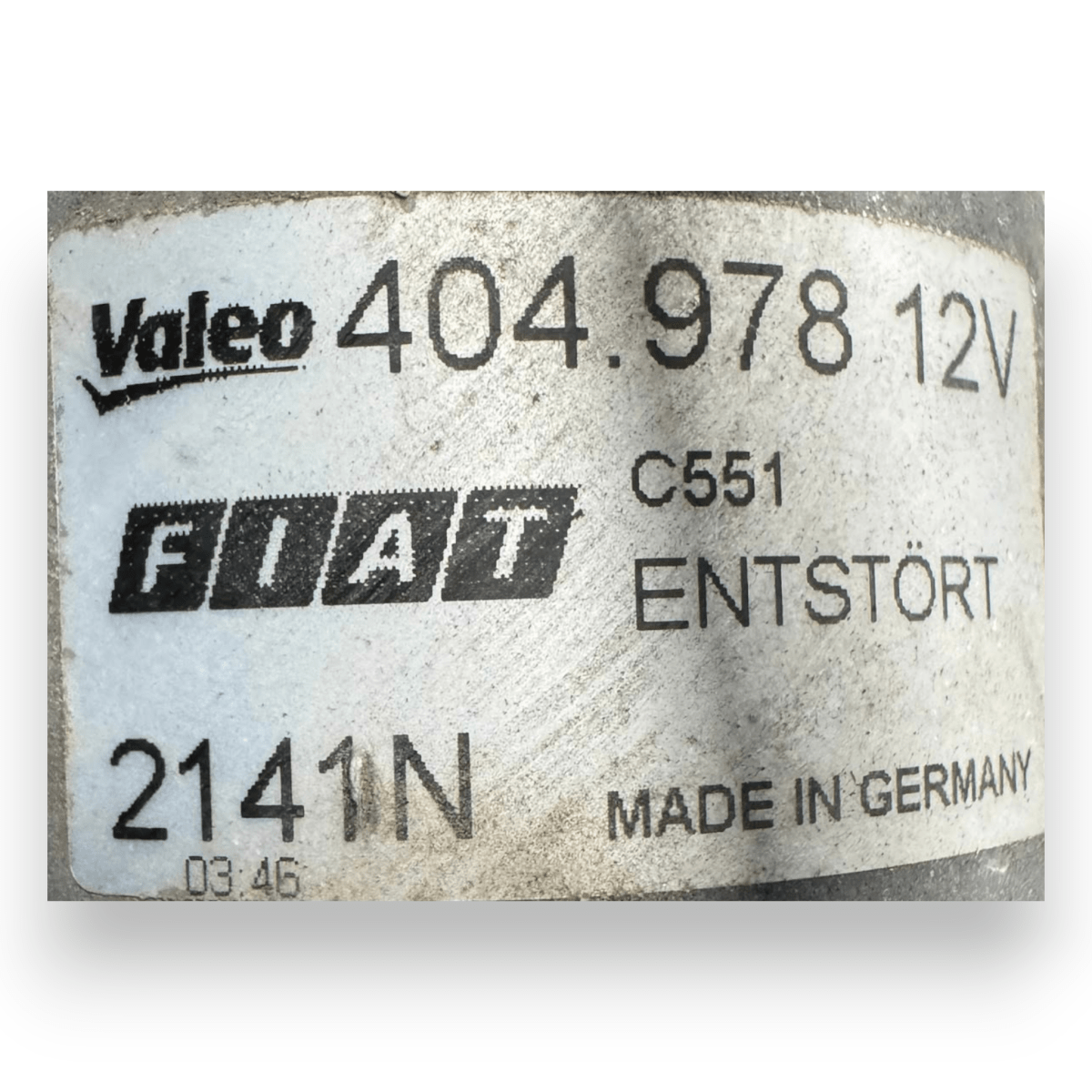 Motorino tergicristalli Fiat Grande Punto cod.404978 (2005-2018) - F&P CRASH SRL - Ricambi Usati