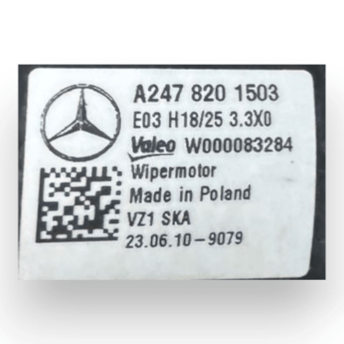 Motorino tergicristalli Mercedes - Benz GLA (H247) cod.A2478201503 (2020 - ) - F&P CRASH SRL - Ricambi Usati