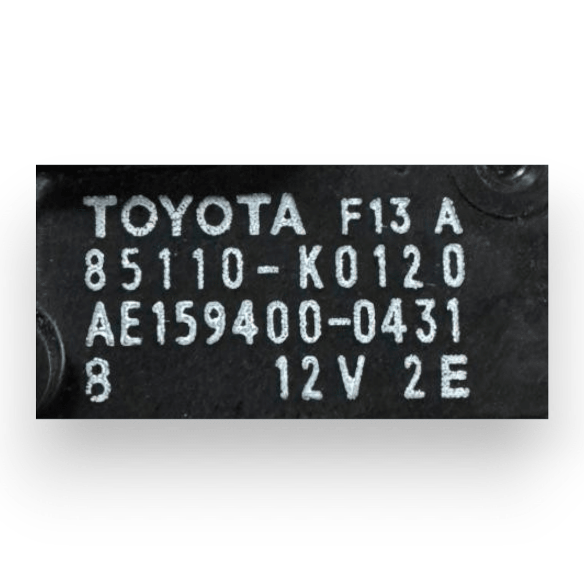 Motorino tergicristalli Toyota Yaris D cod.85110 - K0120 (2020 - ) - F&P CRASH SRL - Ricambi Usati
