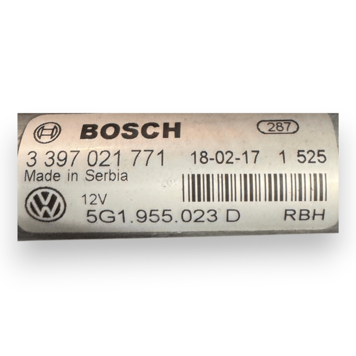 Motorino tergicristalli Volkswagen Golf VII cod.5G1955023D (2012 - 2021) - F&P CRASH SRL - Ricambi Usati