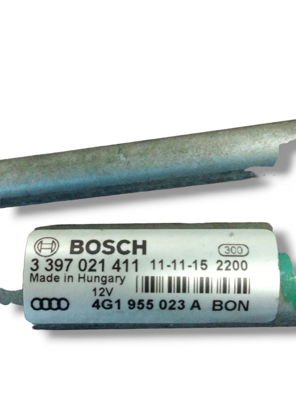Front Windshield Wiper Motor Audi A6 S6 / C6 (2004 - 2012) cod.4G1955023A - 3397021411 bosch - F&P CRASH SRLS - Used Parts