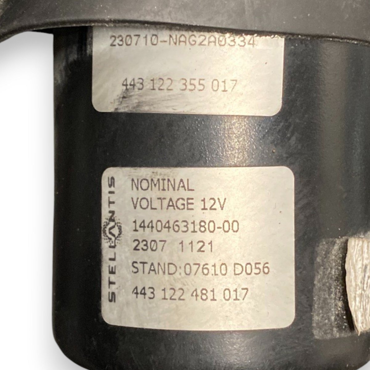 Motorino tergicristallo anteriore citroen jumper iii (2014 - ) Cod: 443122355017 - F&P CRASH SRLS - Ricambi Usati