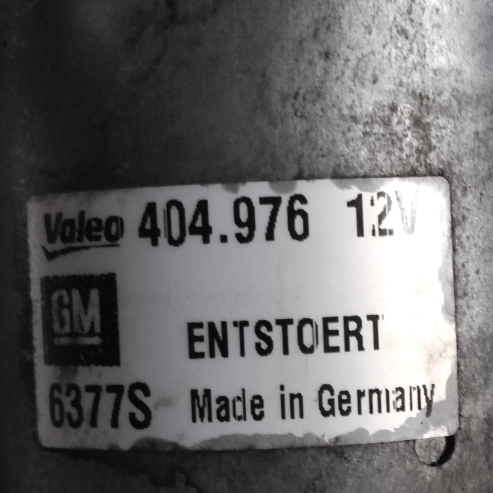 Front Windshield Wiper Motor Opel Zafira B COD: 404976 (2005 - 2014) - F&P CRASH SRLS - Used Parts